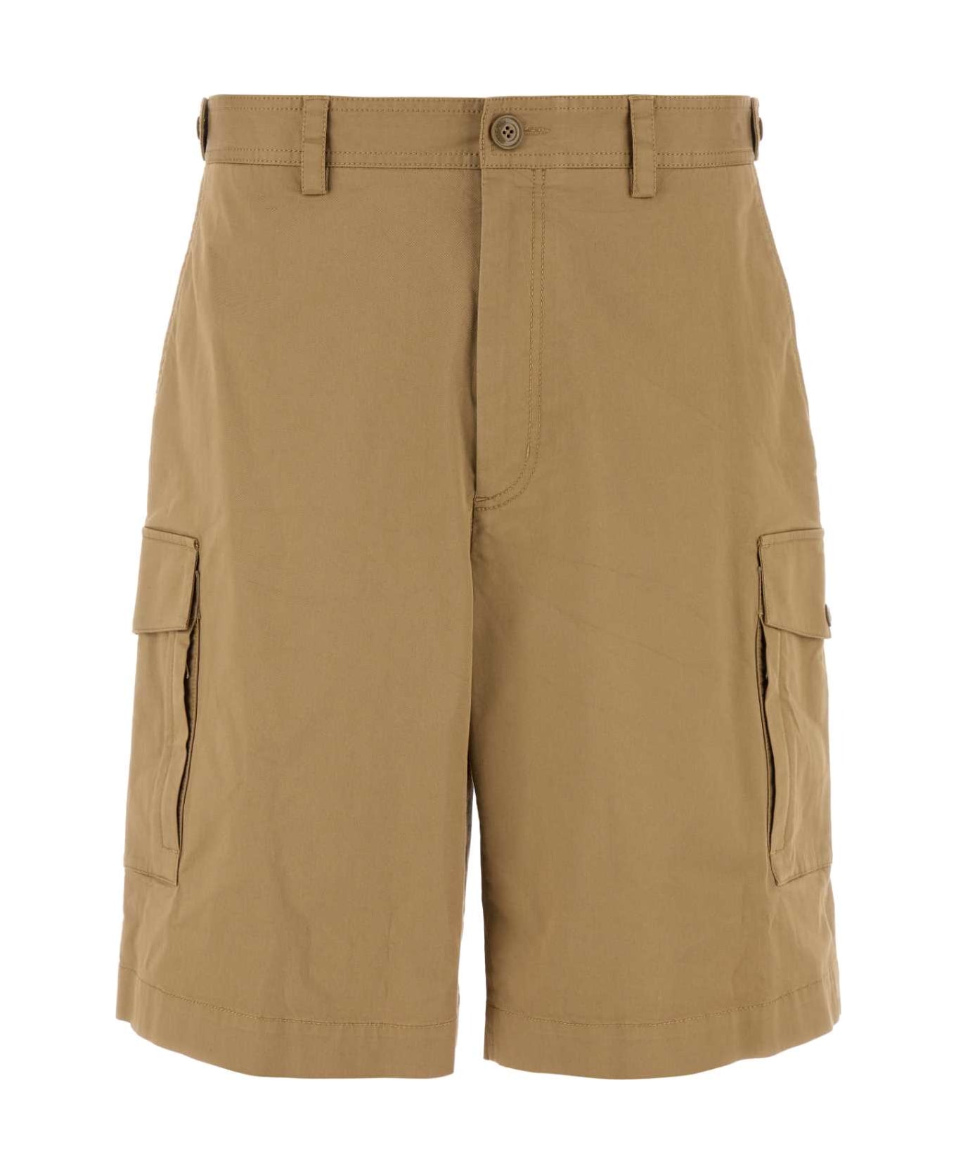 Moncler Cappuccino Stretch Cotton Bermuda Shorts - 248
