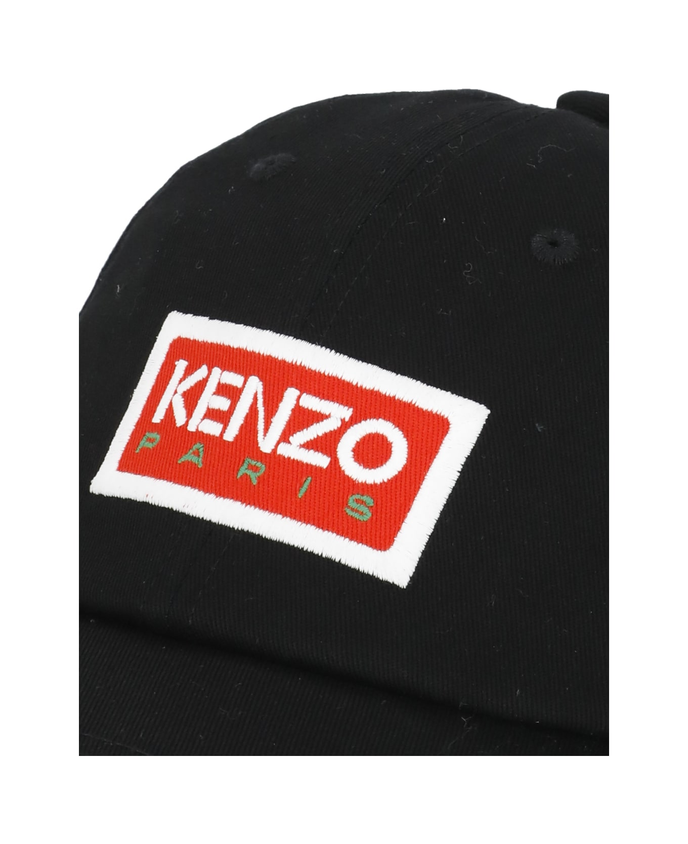 Kenzo Logo Baseball Cap - Black