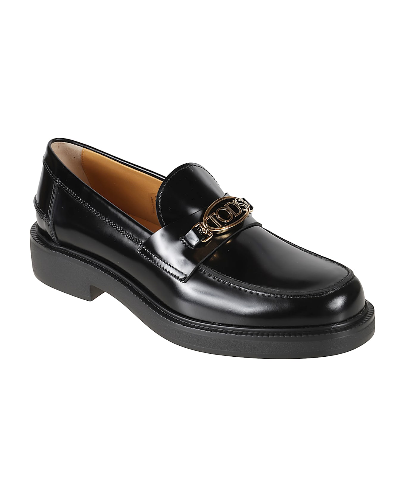 Tod's Logo Loafers - Black