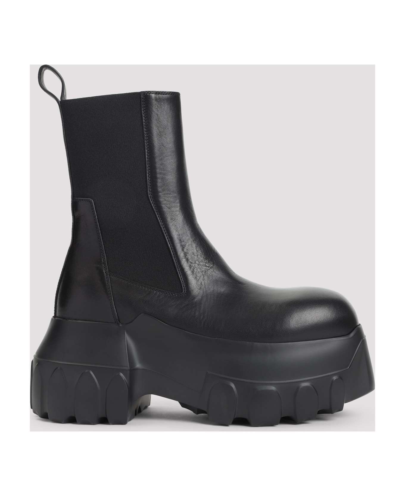 Rick Owens Beatle Mega Tractor Boots - Black