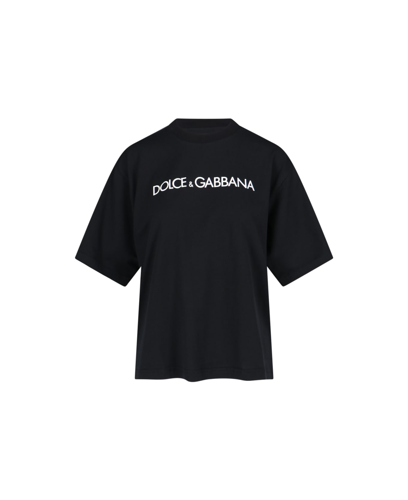 Dolce & Gabbana Logo Lettering T-shirt - Nero