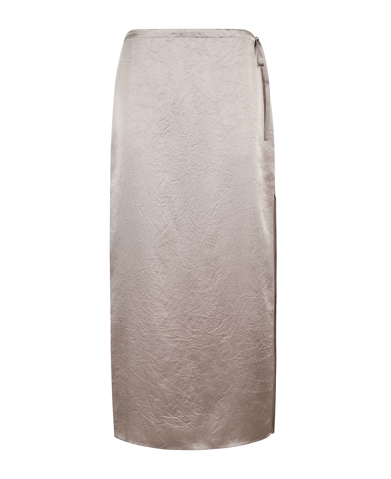 Filippa K Crinkled Pencil Skirt - Dark Taupe