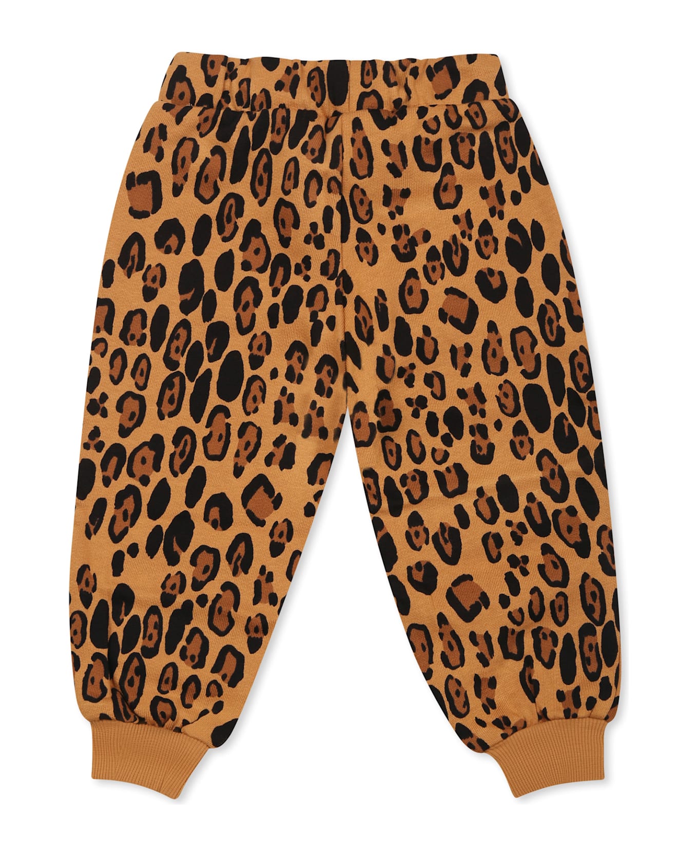 Mini Rodini Beige Trousers For Babykids With Spotted Print - Beige