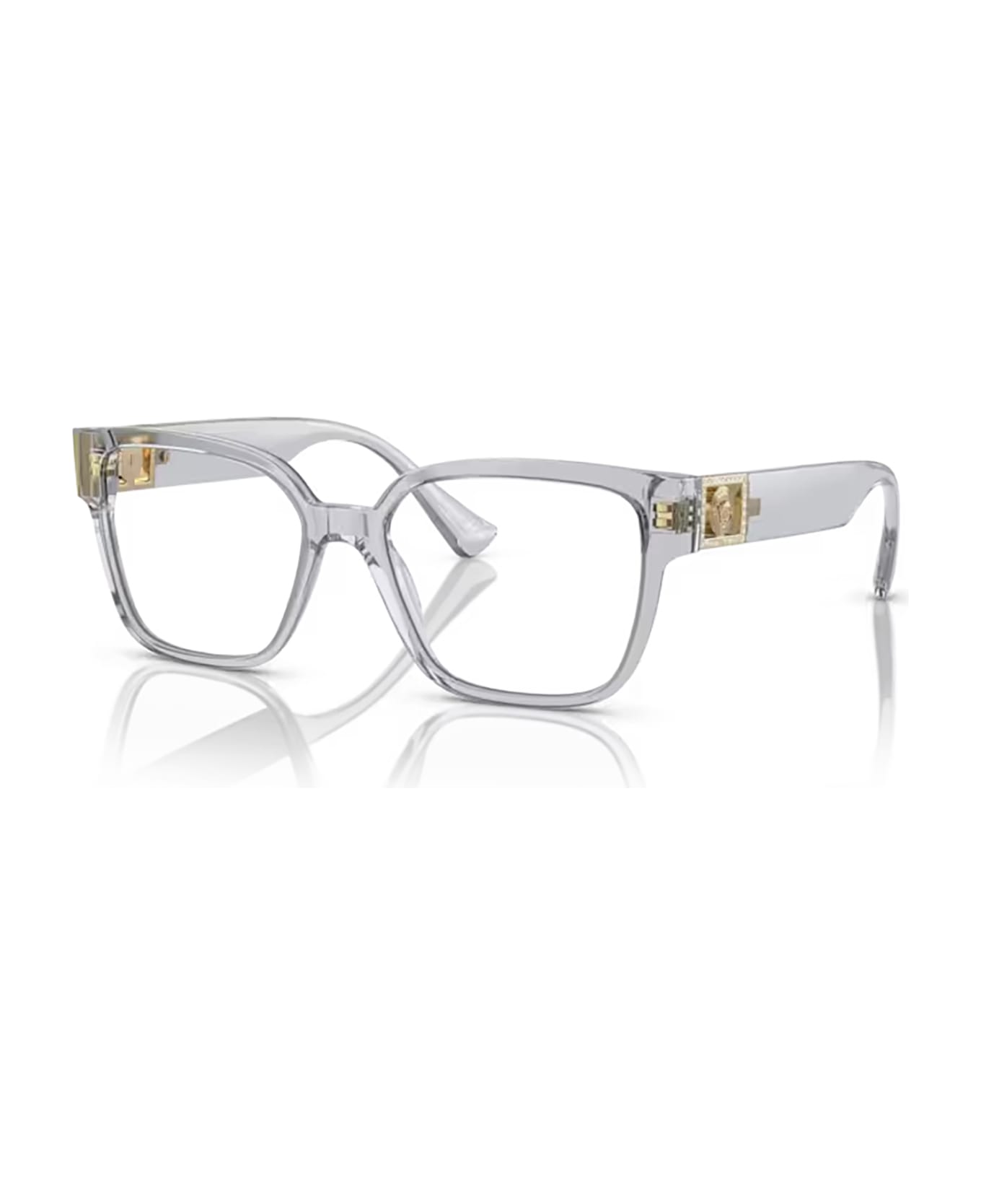 Versace Eyewear Ve3329b Transparent Grey Glasses - Transparent Grey