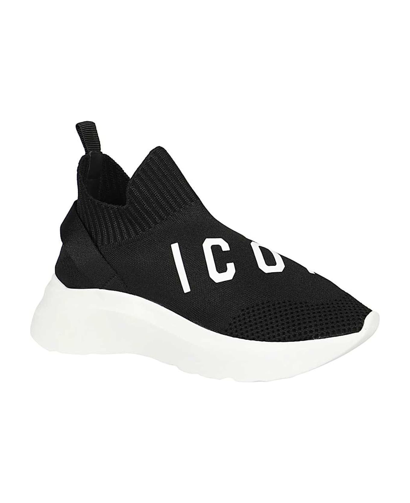 Dsquared2 Logo Sneakers - Black