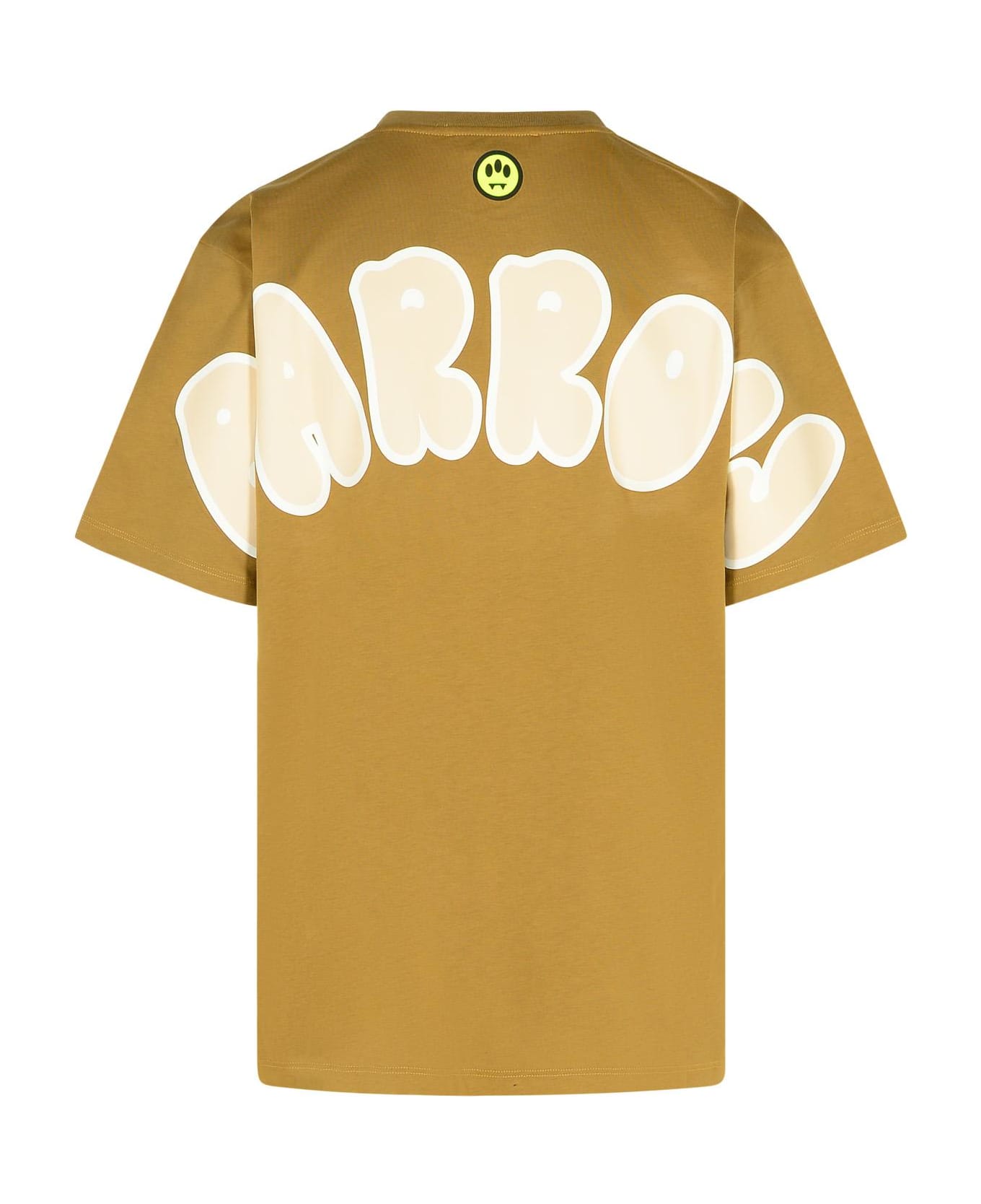 Barrow 'basic' Brown Cotton T-shirt - Brown