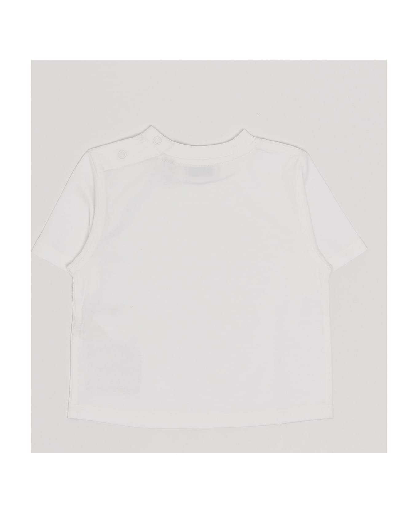 Burberry Cedar T-shirt Check T-shirt - BIANCO