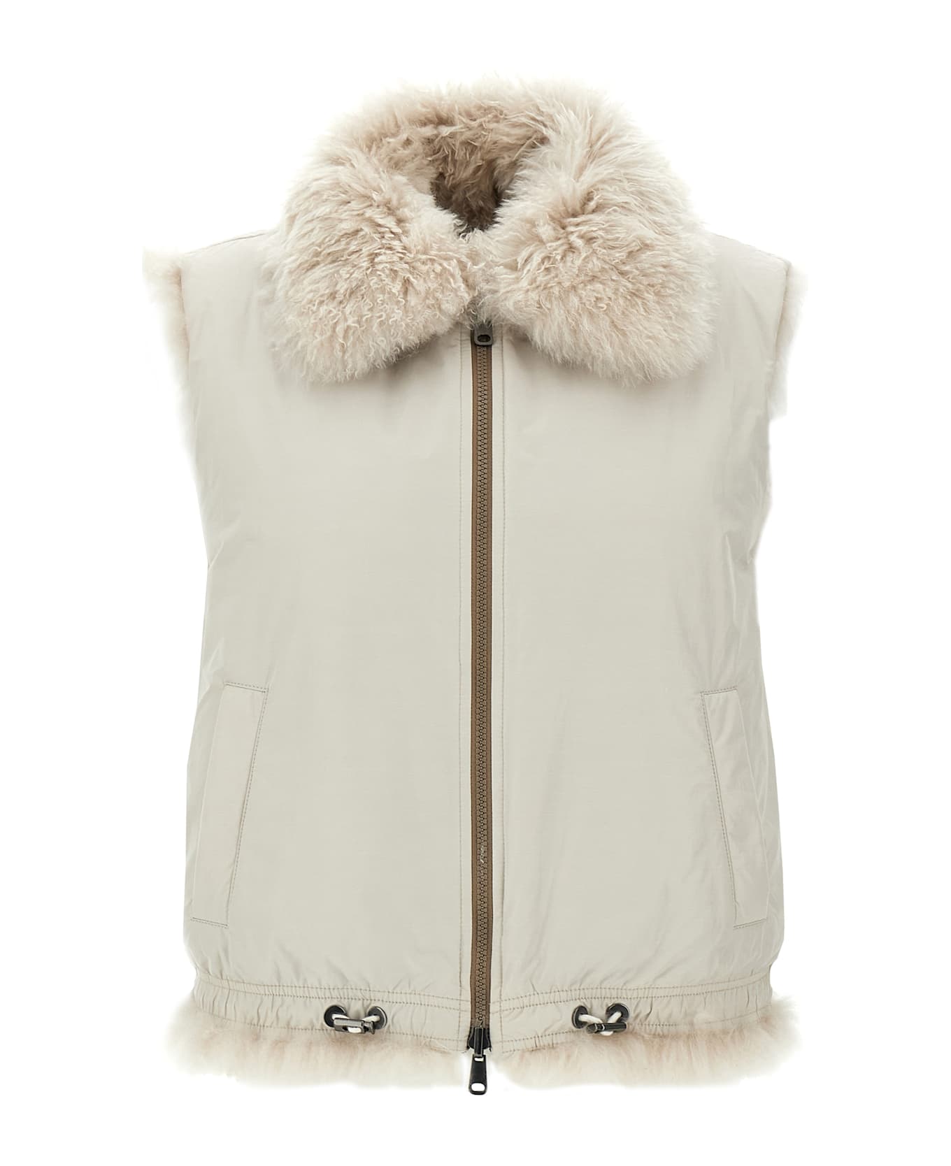 Brunello Cucinelli Reversible Vest - Beige