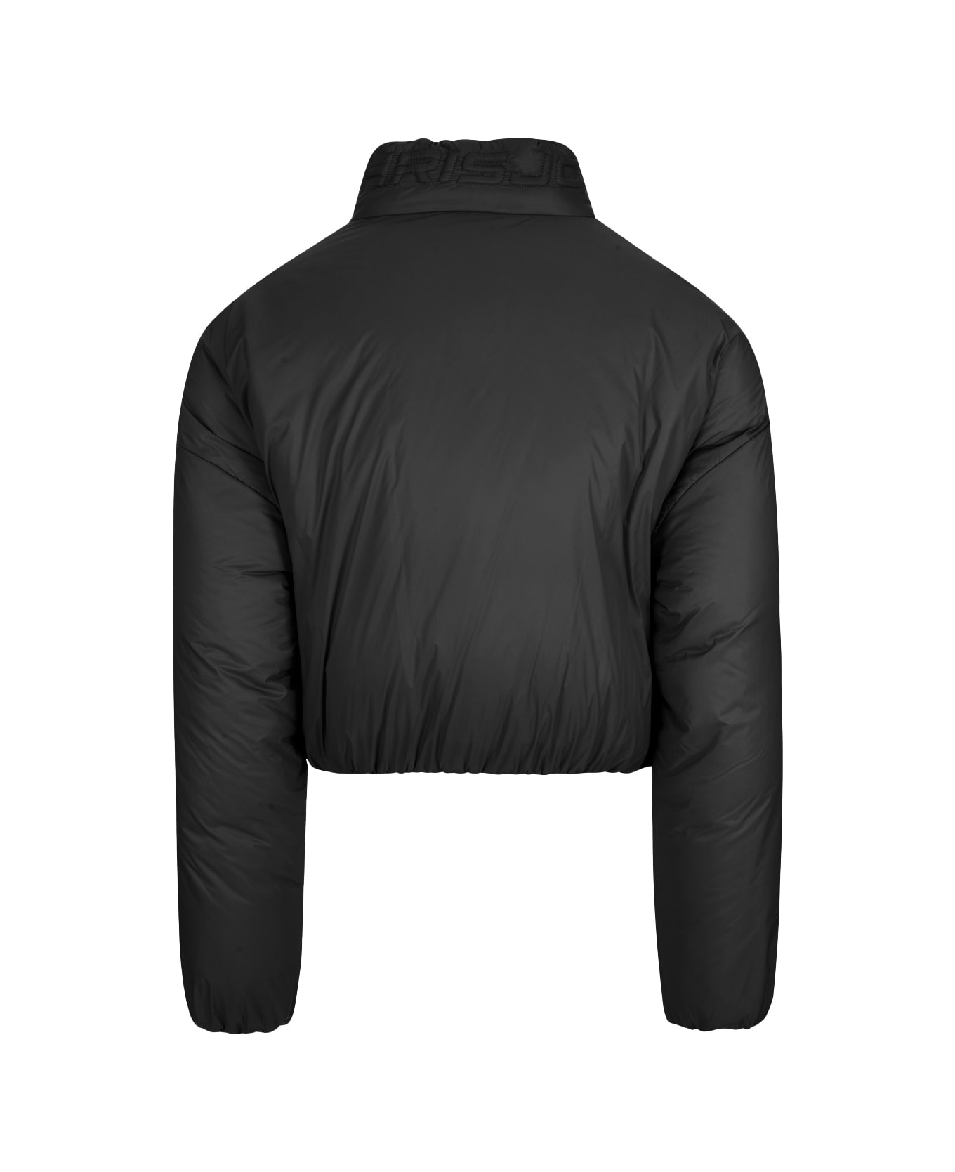 Khrisjoy Puff Joy Cropped Jacket In Black - Black