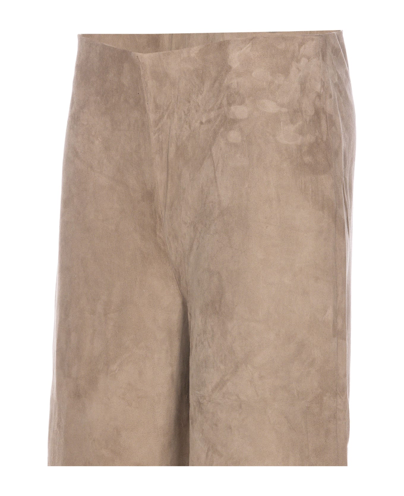 ARMA Karina Stertch Suede Trousers - Beige