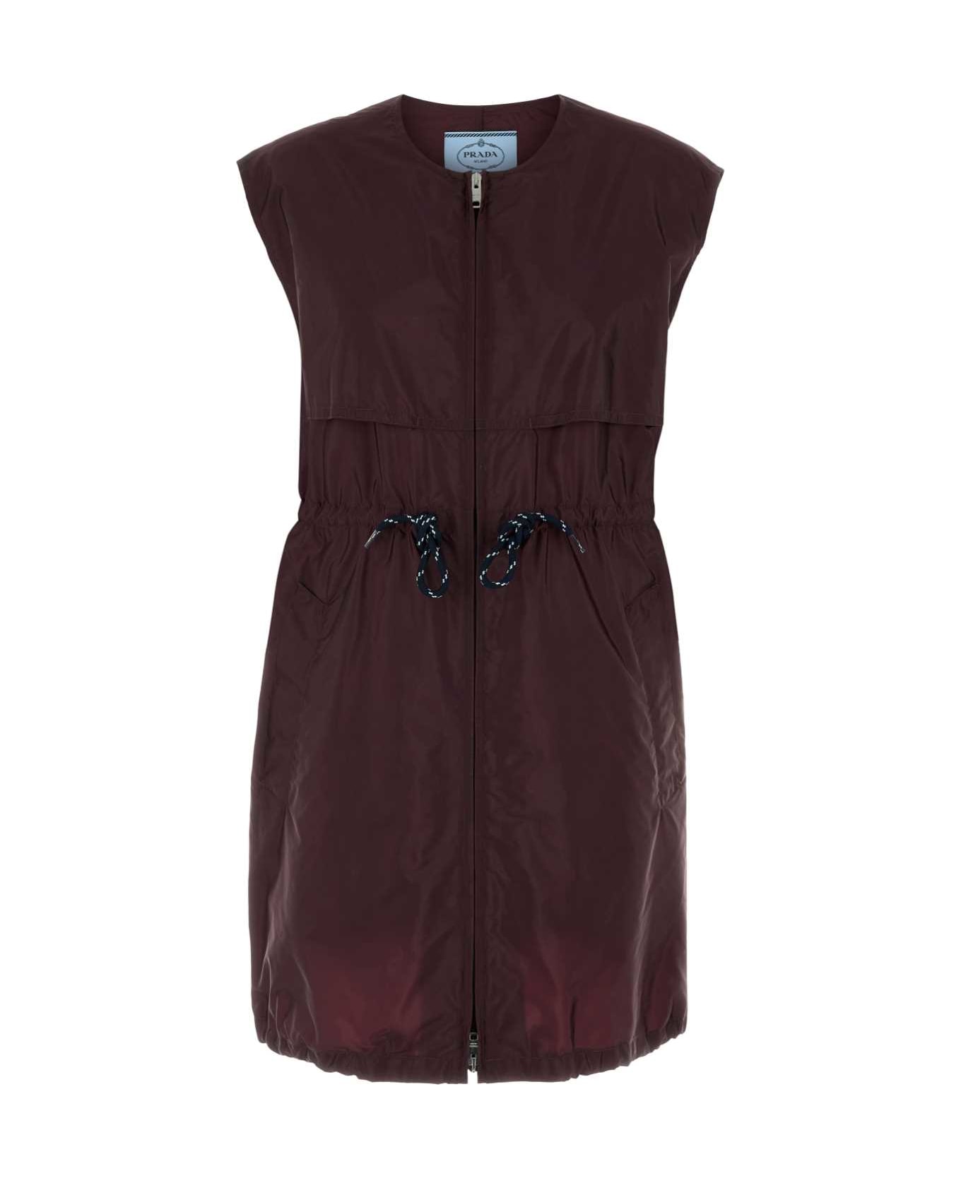 Prada Grape Re-nylon Dress - GRANATO