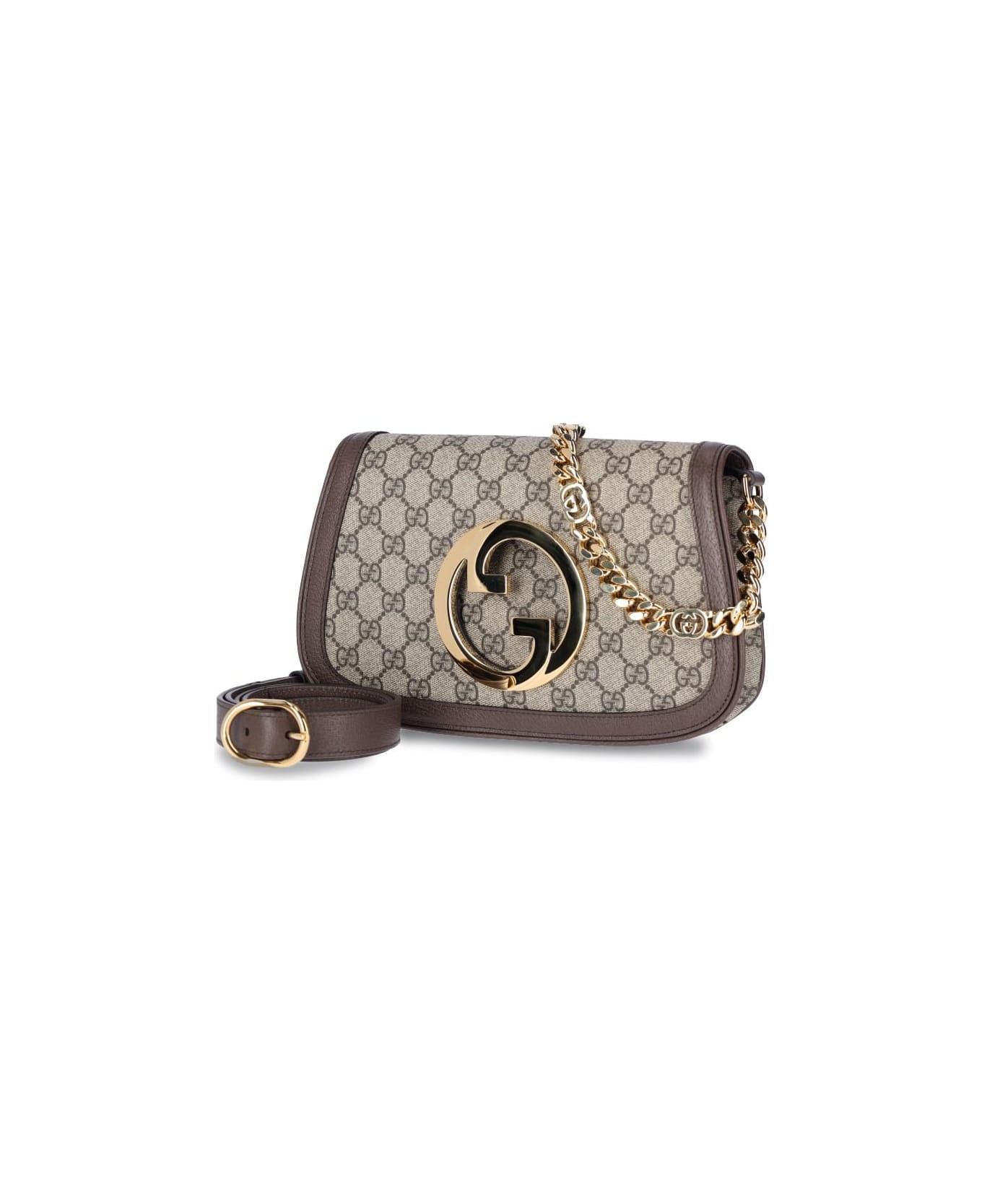 Gucci 'blondie' Shoulder Bag - Beige