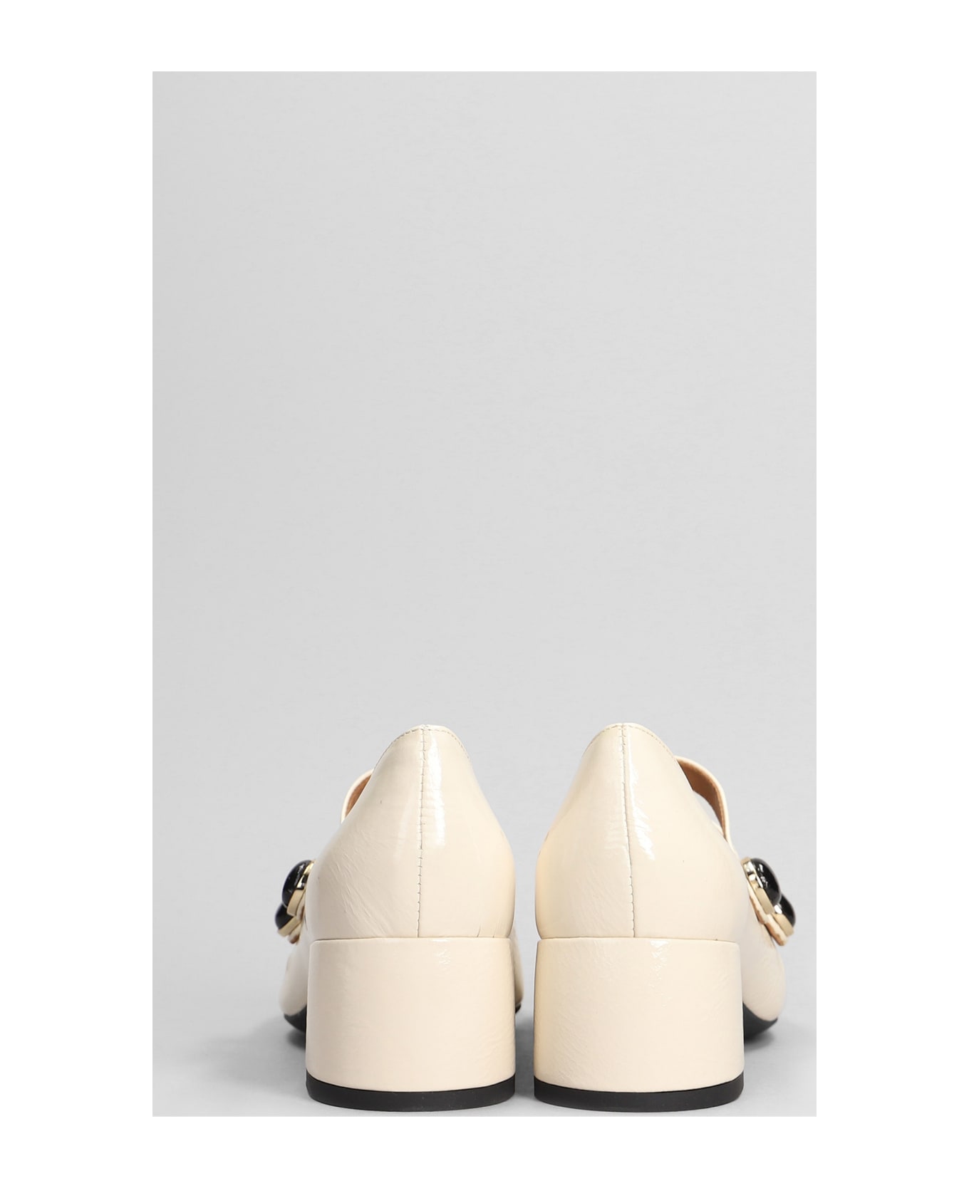 Roberto Festa Aura Pumps In Beige Leather - beige