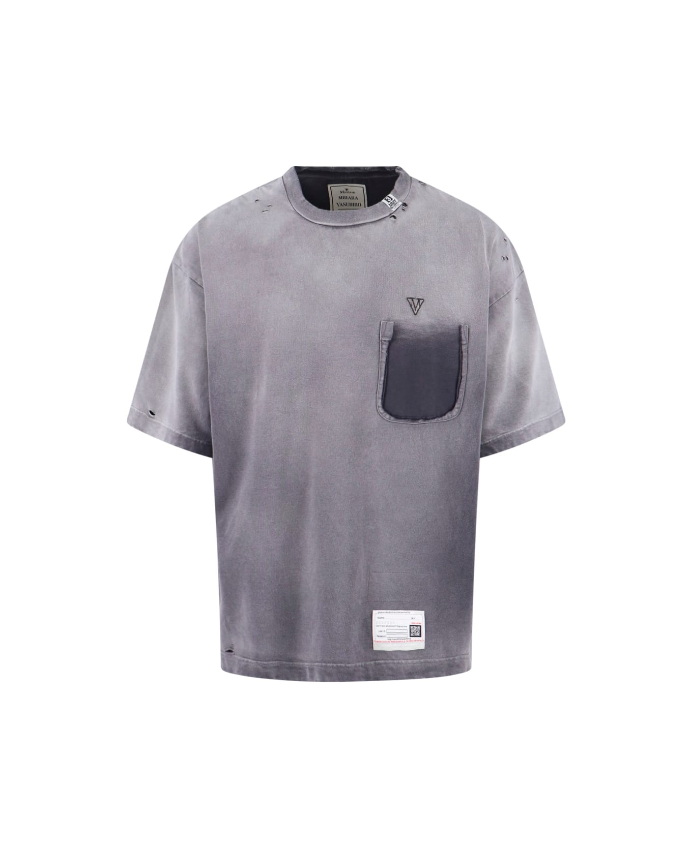 Mihara Yasuhiro Logo T-shirt - Gray