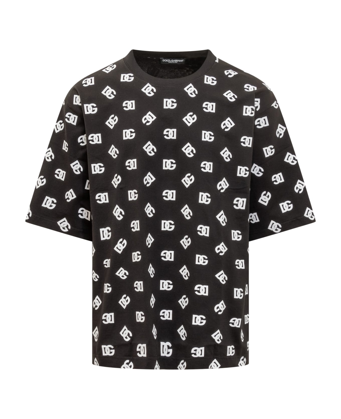 Dolce & Gabbana Dg Monogram T-shirt - NERO