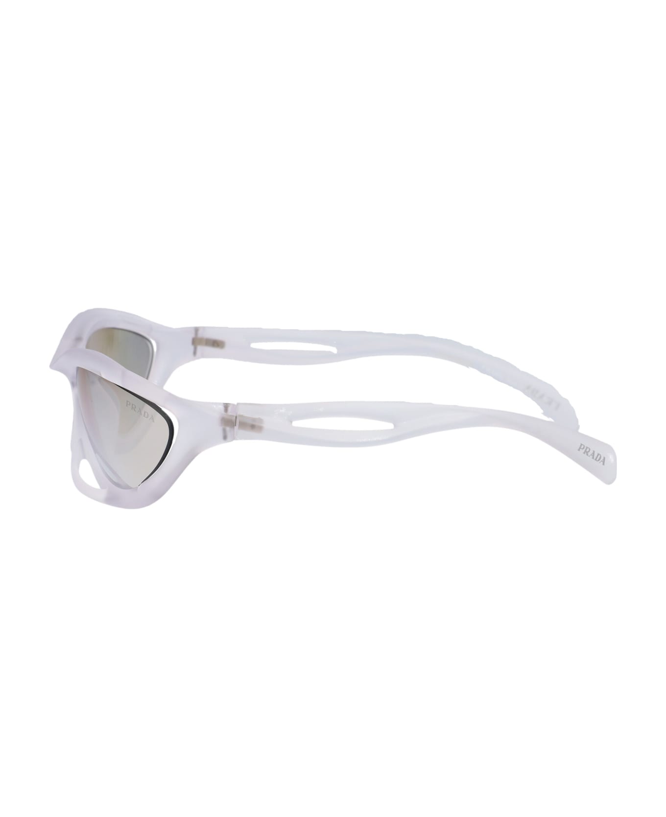 Prada Eyewear 0pr A23s Sunglasses - 14V60H Frosted Crystal サングラス