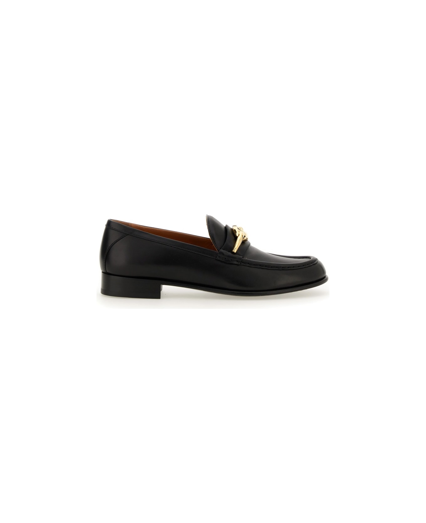 Valentino Garavani Moccasin Vlogo The Bold Edition - BLACK