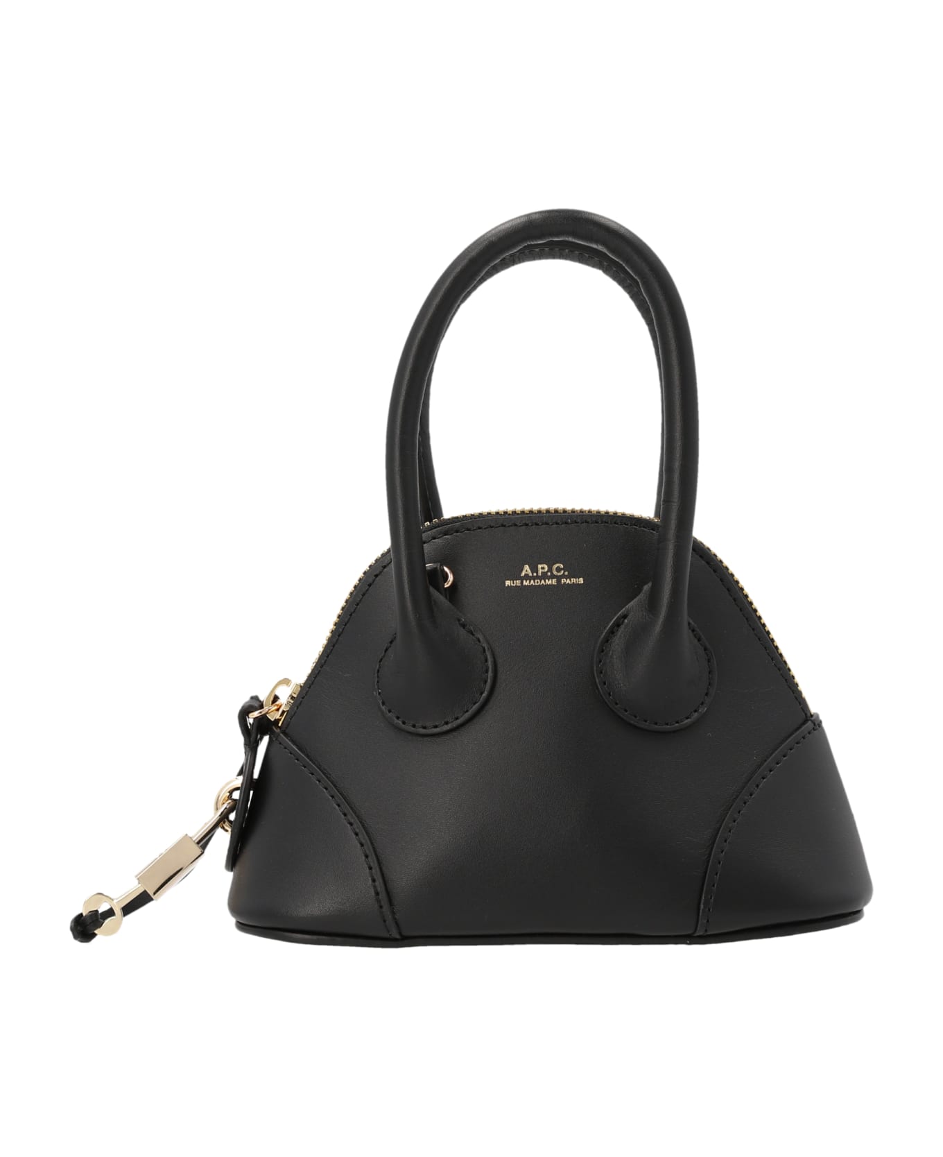 A.P.C. Emma Mini Handbag - BLACK