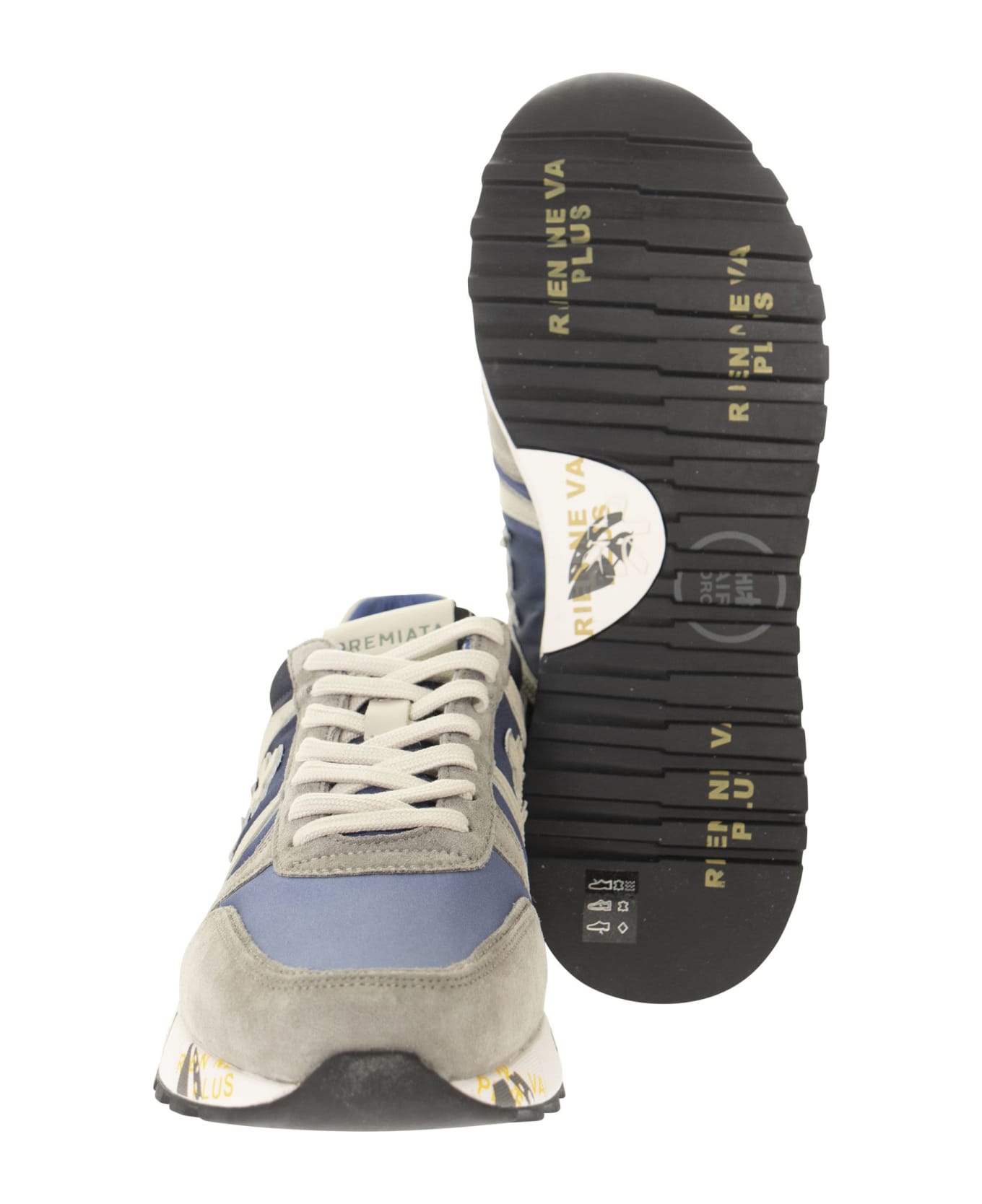 Premiata Lander 4587 Sneakers - Blue/grey スニーカー