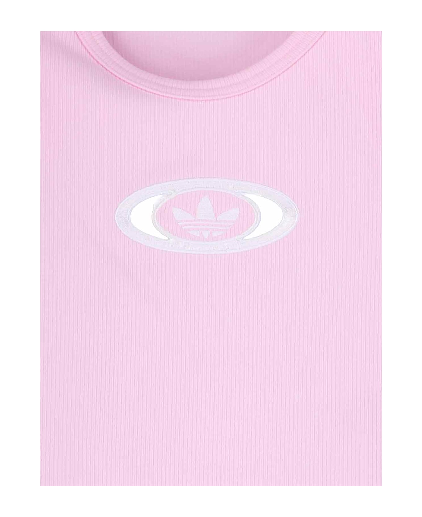 Adidas 'campus 2000' Crop Top - Pink