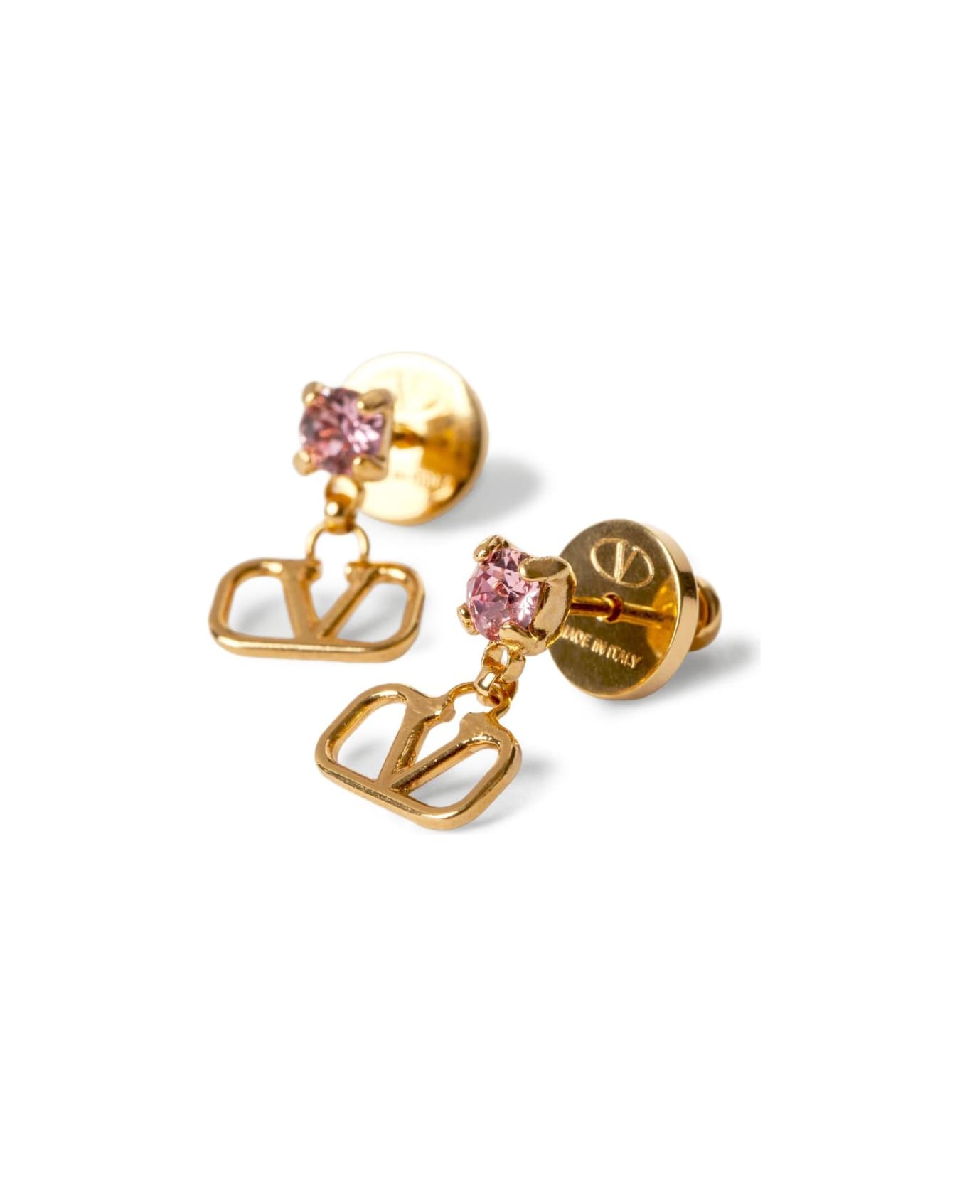Valentino Garavani Vlogo Earrings - Golden