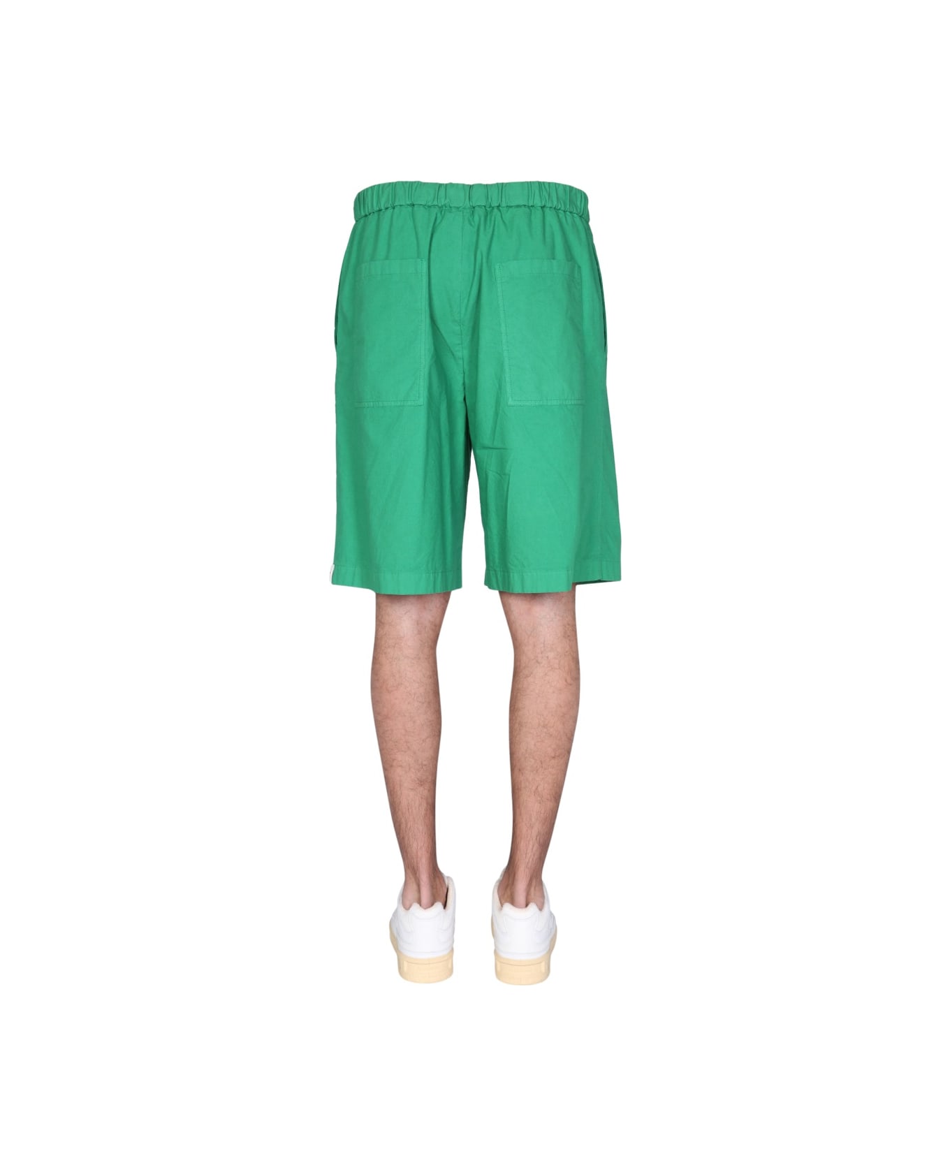 Jil Sander Relaxed Fit Bermuda - GREEN