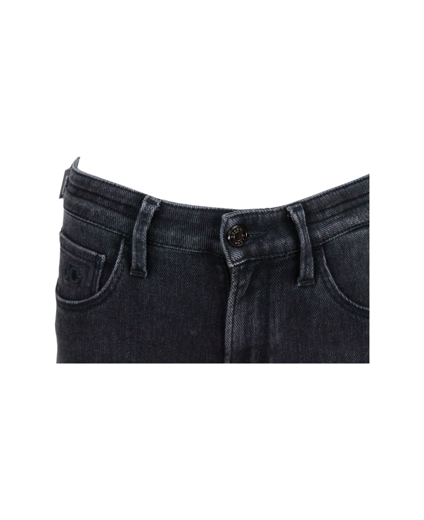 Jacob Cohen Kimberly Skinny Fit Jeans In Super Stretch Denim - Black