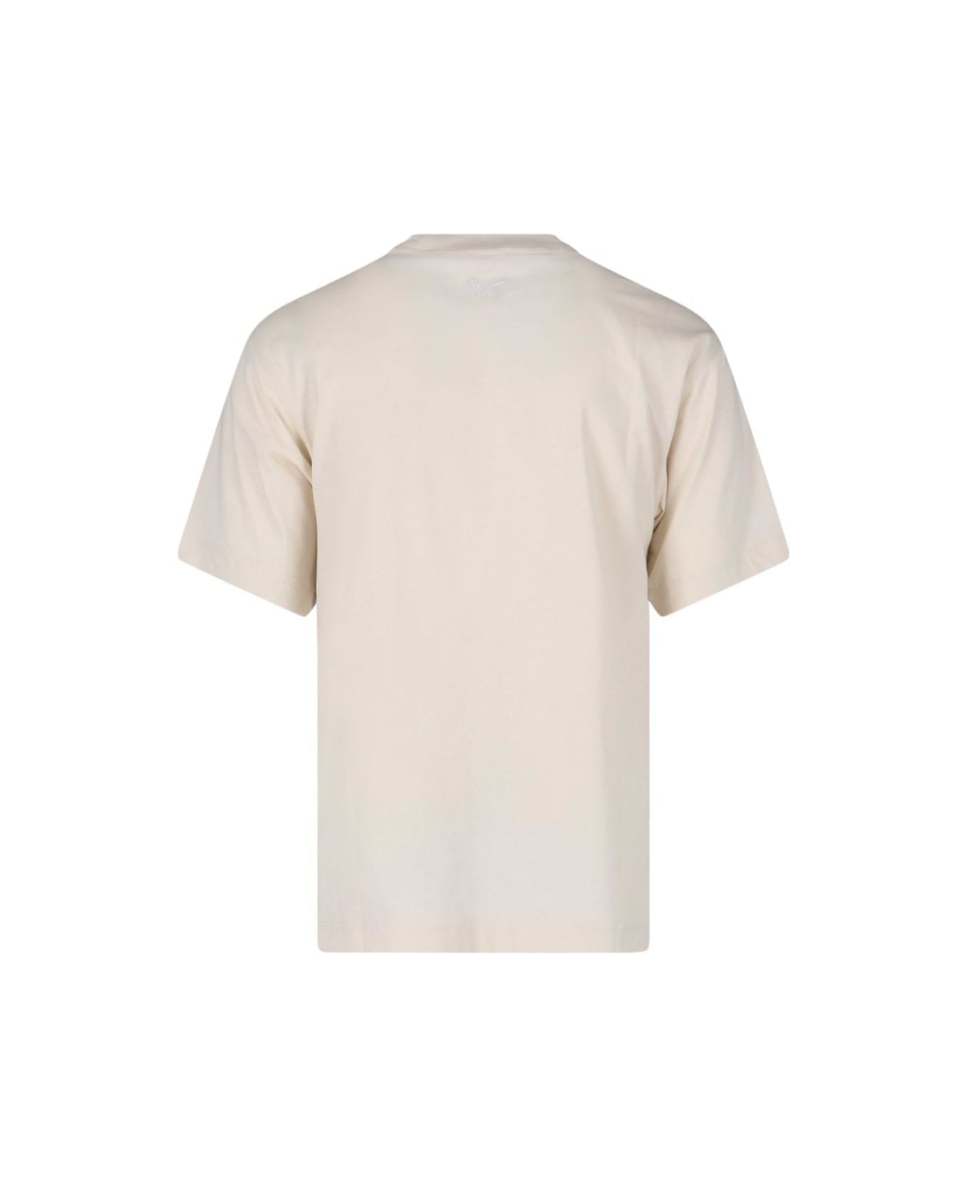 Burberry Logo T-shirt - NEUTRALS