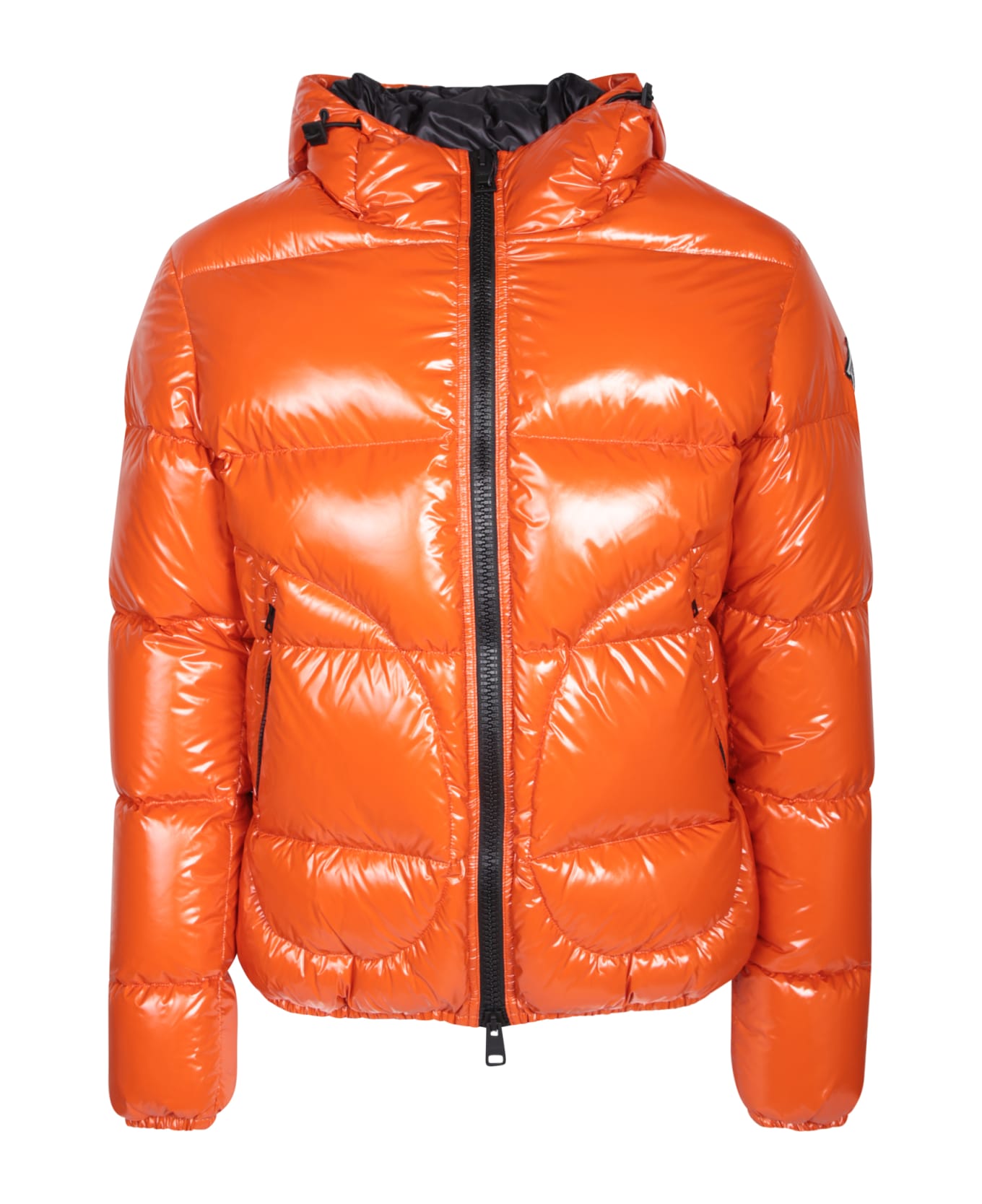 Herno Orange Gloss Bomber Jacket - Orange