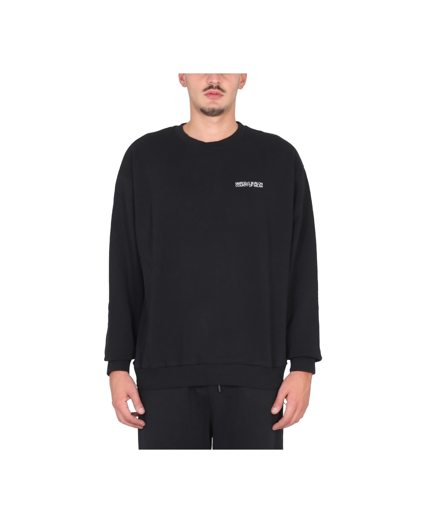 Marcelo Burlon Crewneck Sweatshirt - BLACK