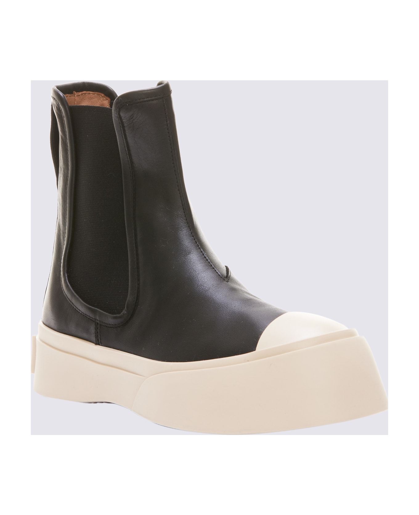 Marni Black Leather Pablo Boots