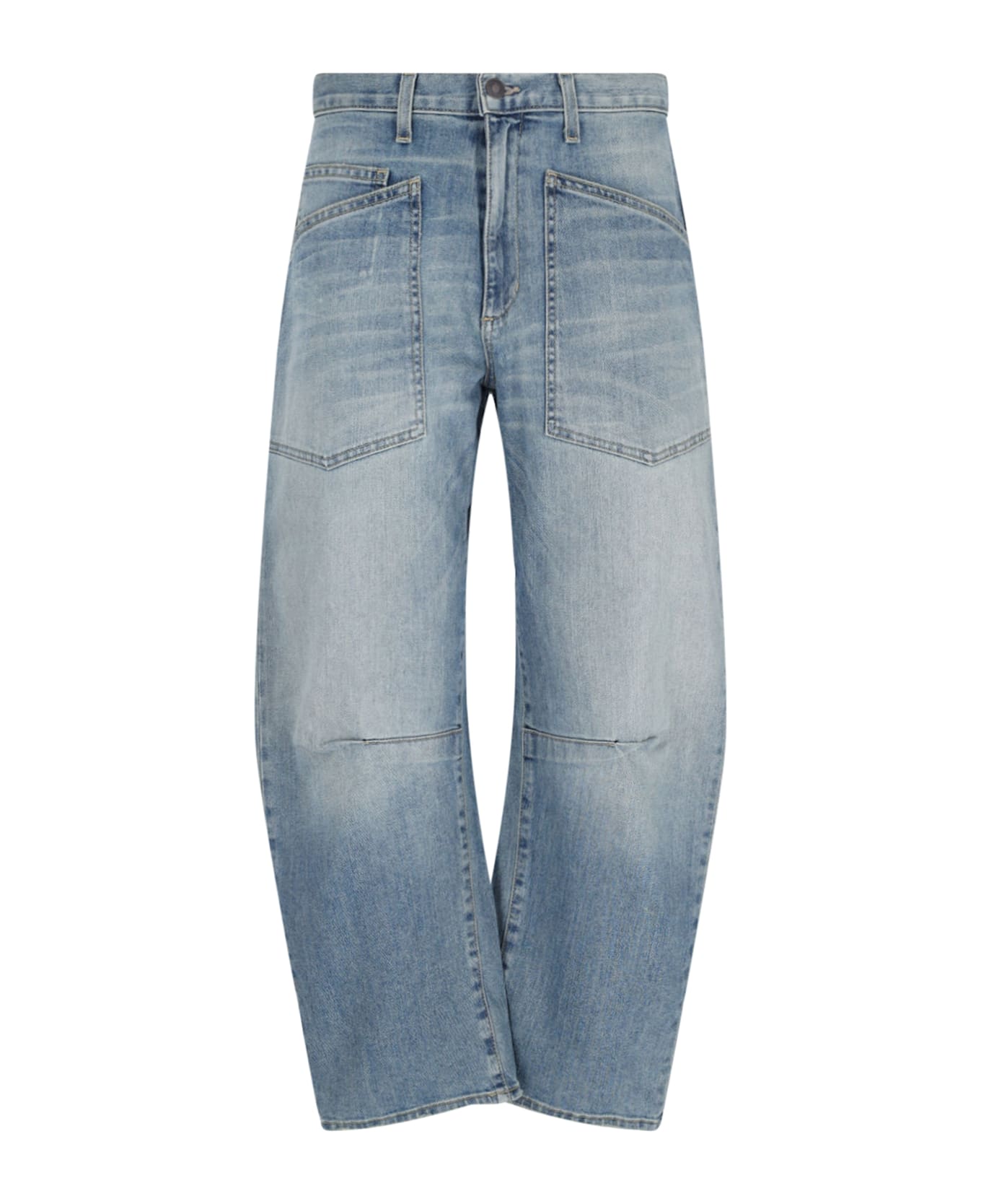 Nili Lotan 
shon
 Curved Jeans - Light Blue