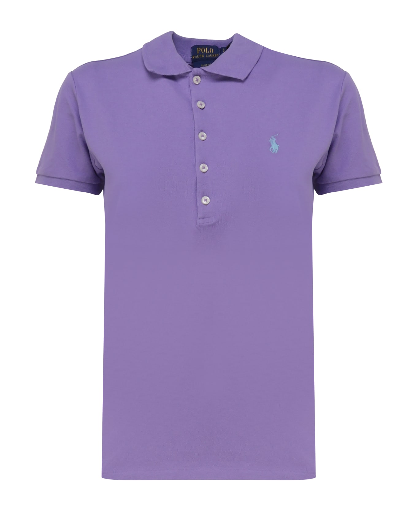 Polo Ralph Lauren Polo With Julie Embroidery - Purple