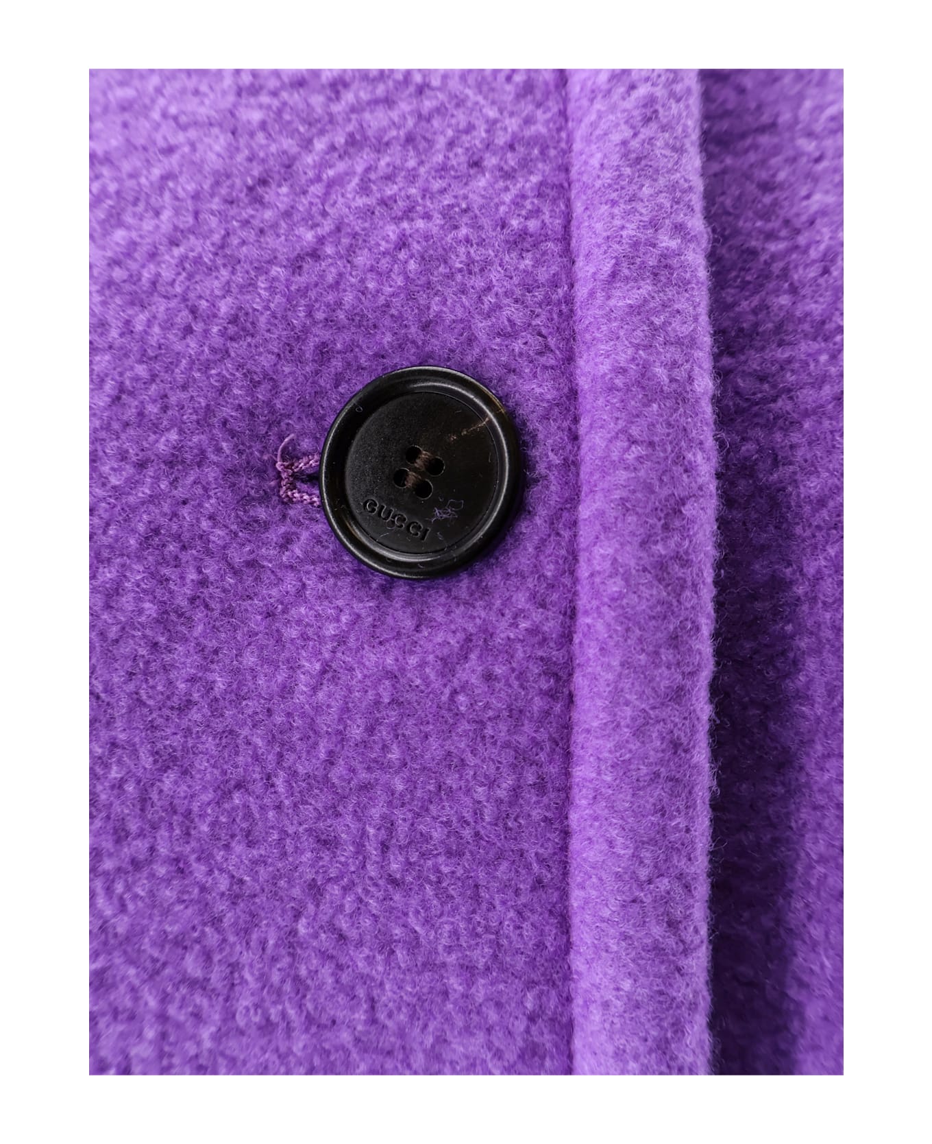 Gucci Compact Cashmere Wool Coat - NEW MAGIC PURPLE
