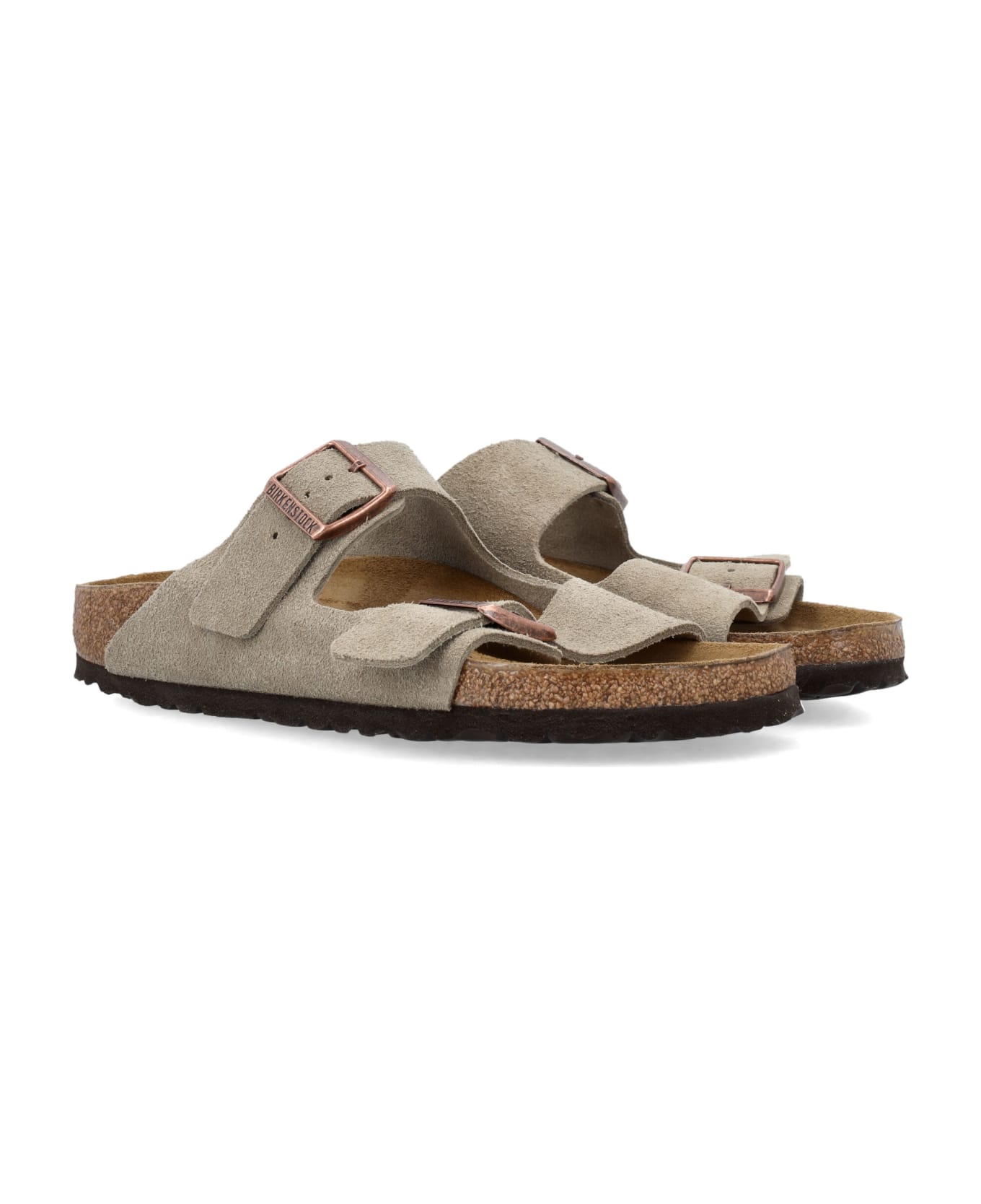 Birkenstock Arizona Suede Sandals - TAUPE