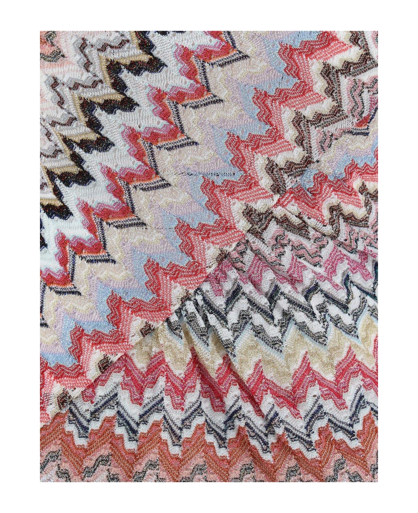 Missoni Zigzag Pattern Knitted Sleeveless Top - Fondo bianco