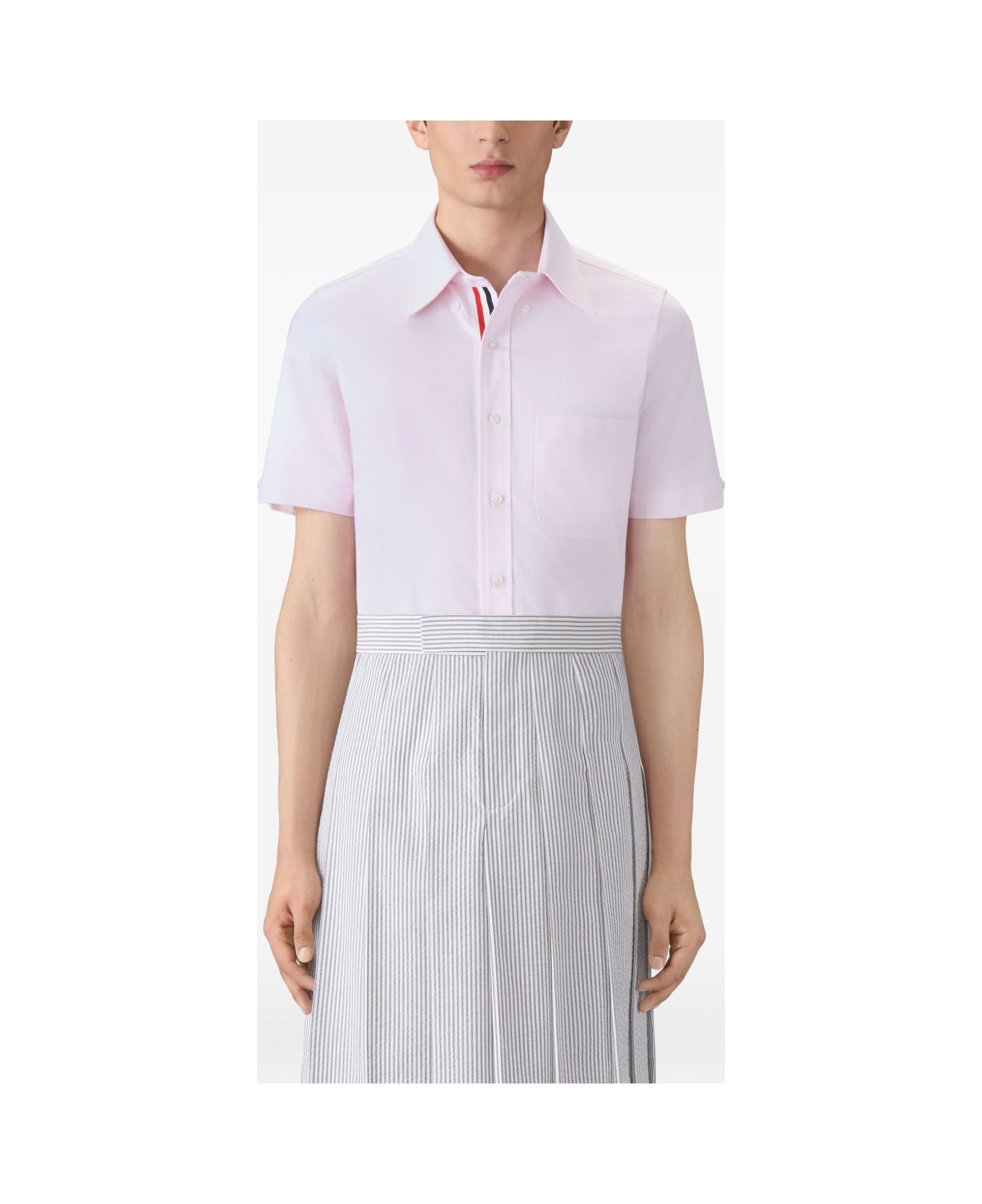 Thom Browne Cotton Shirt - Pink