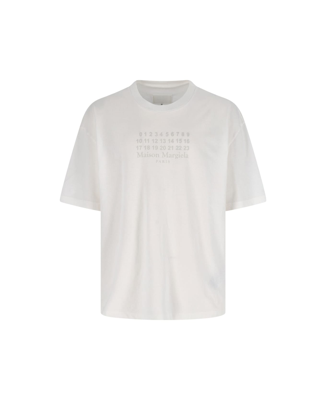 Maison Margiela 
numeric
 T-shirt - OFFWHITE