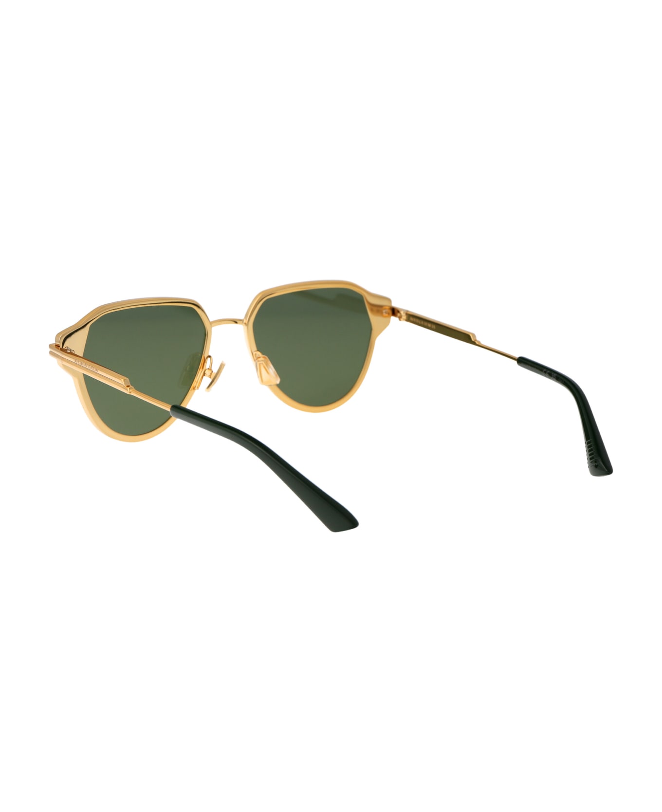 Bottega Veneta Eyewear Bv1271s Sunglasses - 003 GOLD GOLD GREEN サングラス