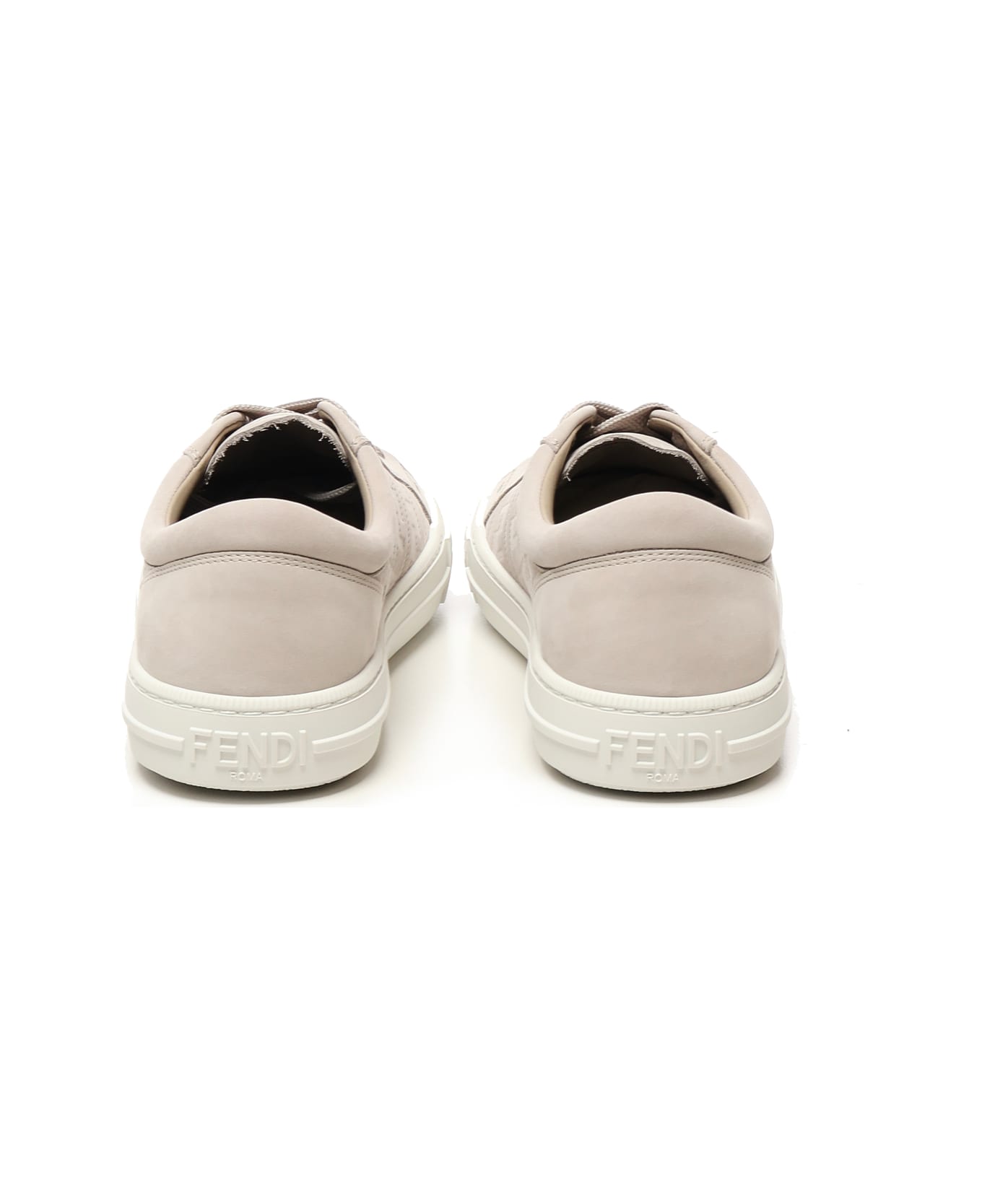 Fendi Domino Low Sneakers - Beige