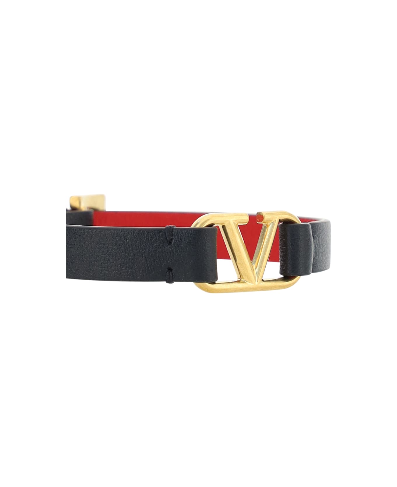 Valentino Garavani Vlogo Bracelet - Black, red ブレスレット