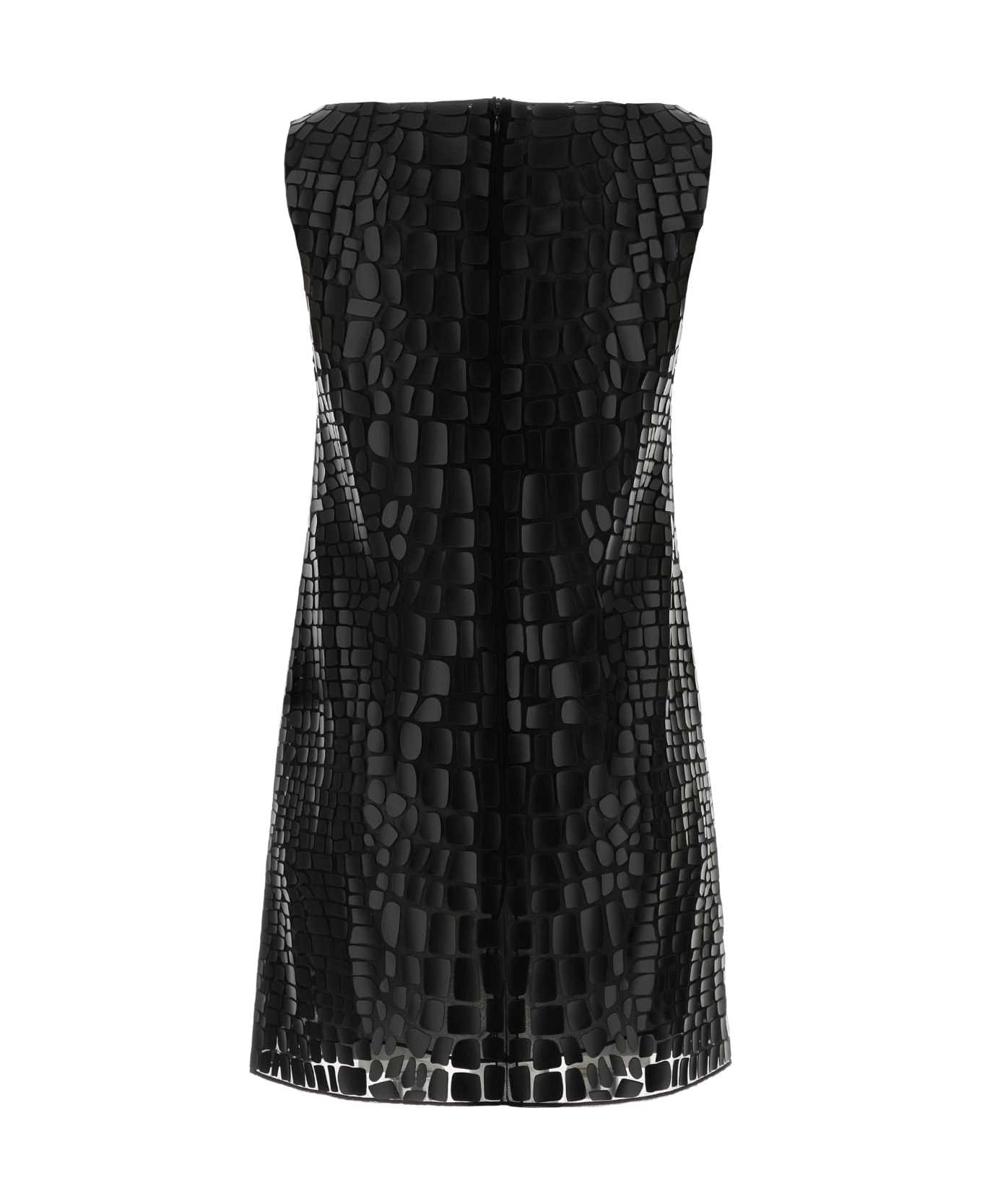 Dsquared2 Black Silk Uptown Mini Dress - Black