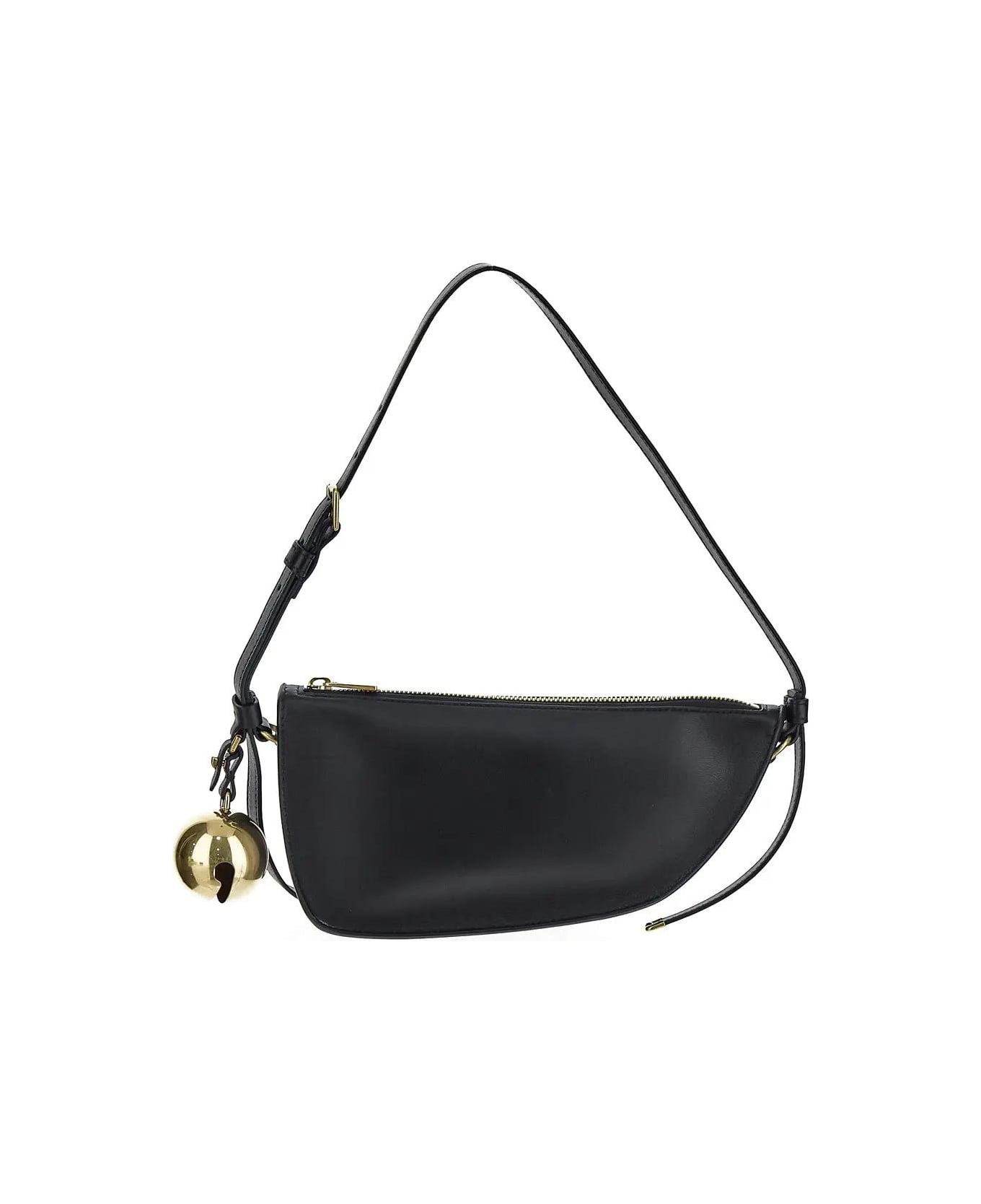 Burberry Shoulder Leather Bag - BLACK