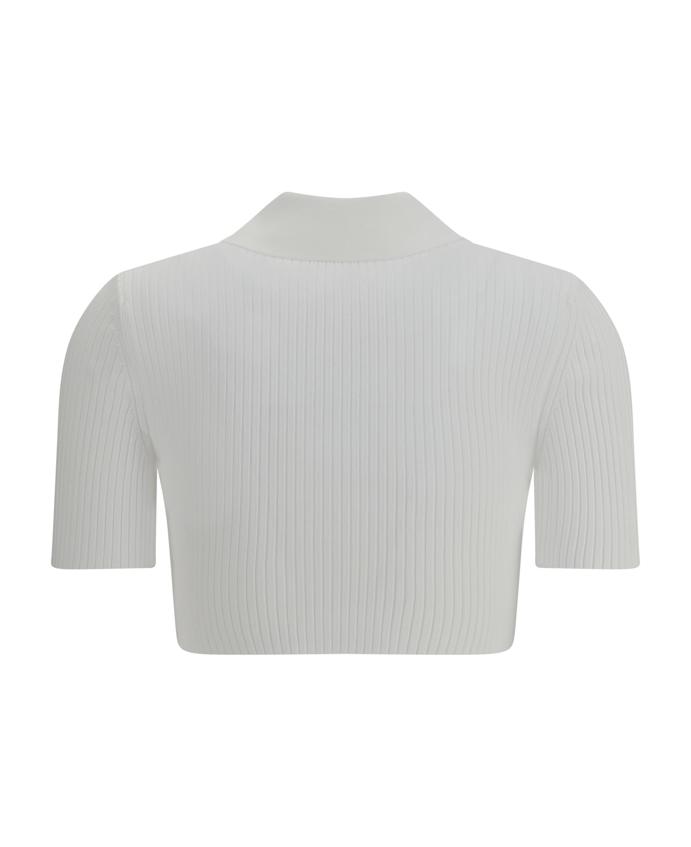 Courrèges Cropped Polo Shirt