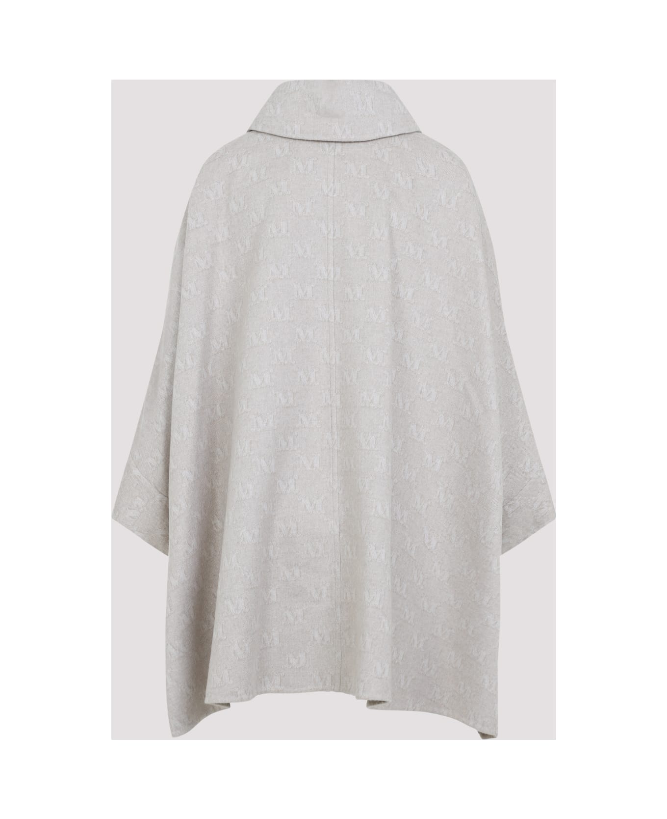 Max Mara Jago Logo Long Cape - Albino Cammello