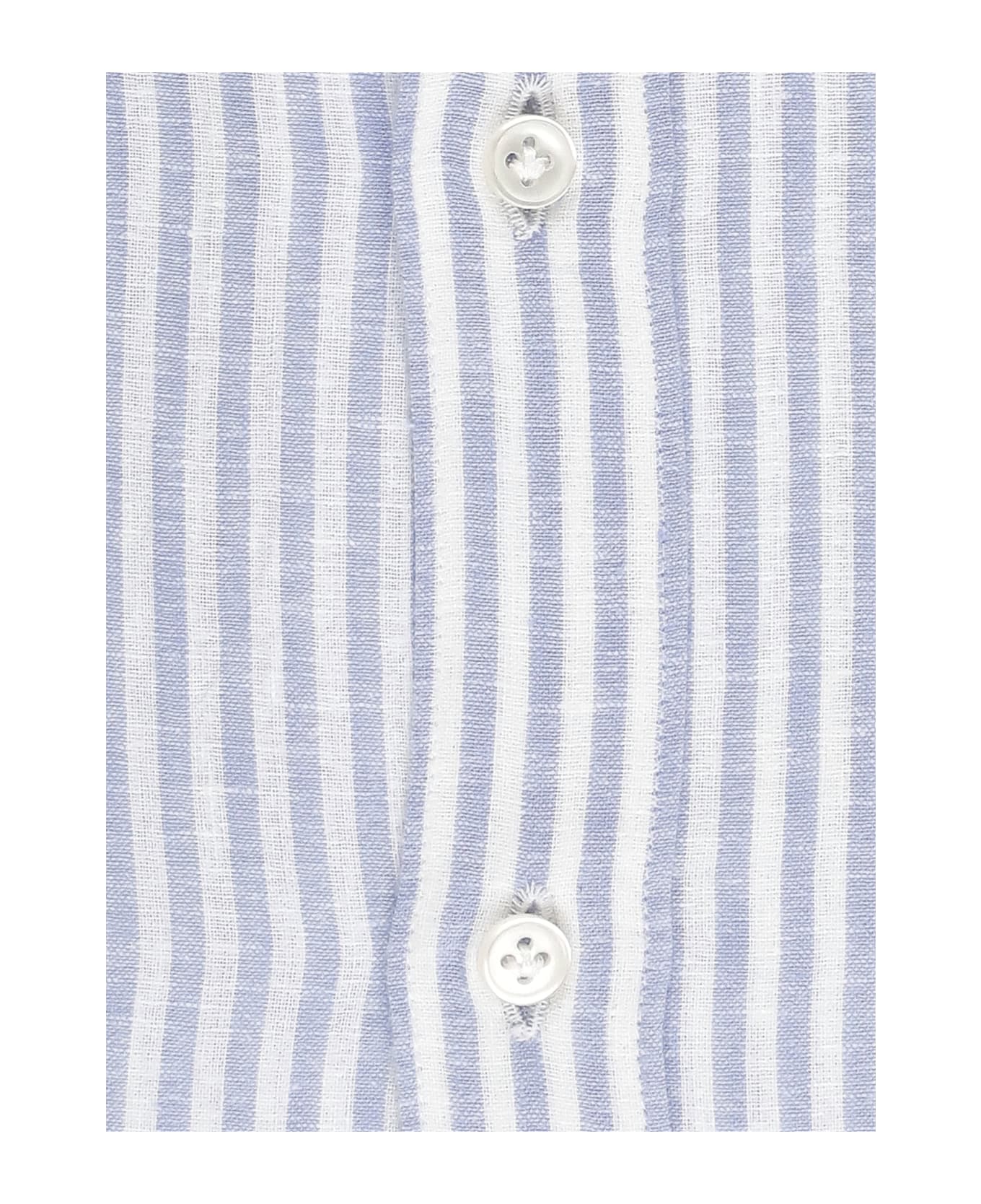 Fay Striped Shirt - Bianco Azzurro シャツ
