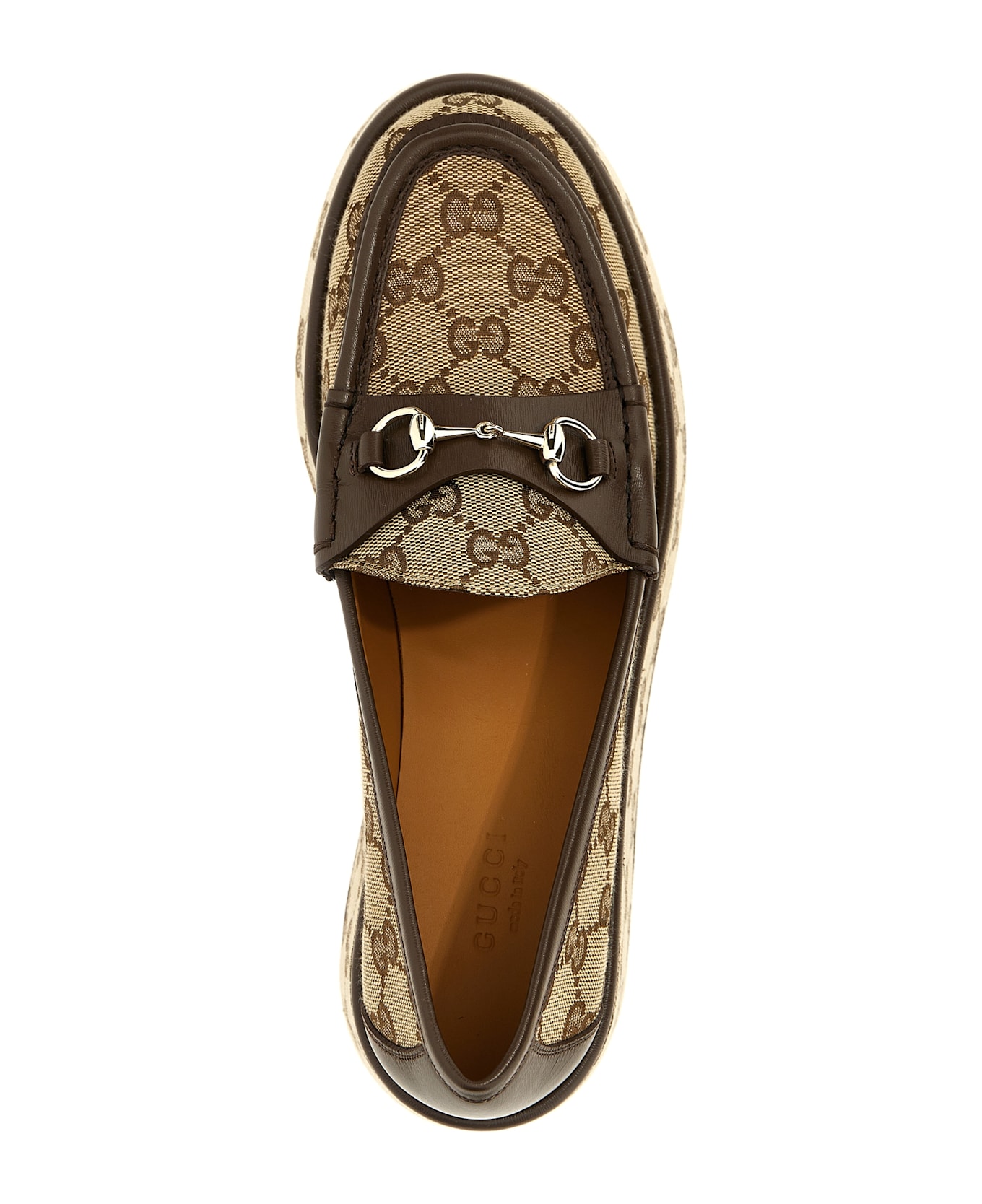 Gucci 'original Gg' Loafers - Beige-ebony/new Acer