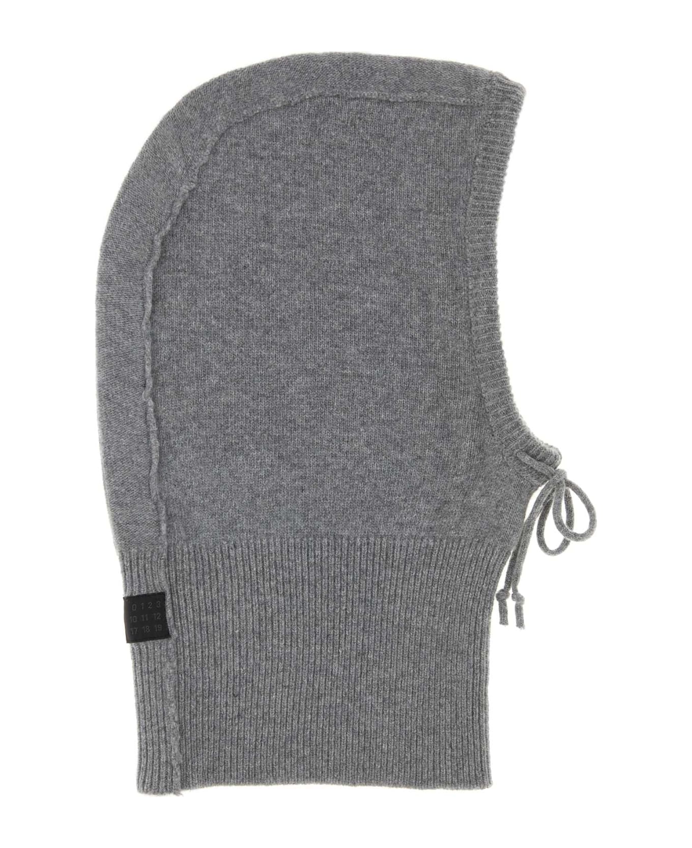 MM6 Maison Margiela Grey Wool Blend Balaclava - GREY MELANGE