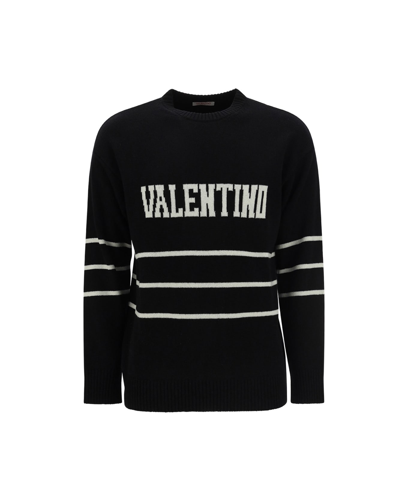 Valentino Sweater - Nero/avorio ニットウェア