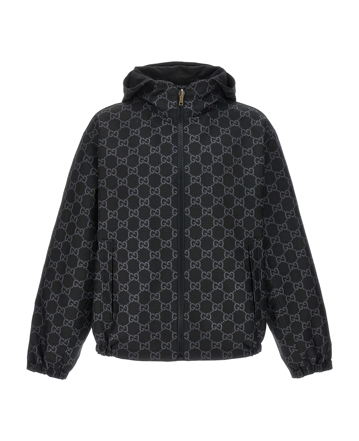 Gucci 'gg' Reversible Jacket - Black/mix